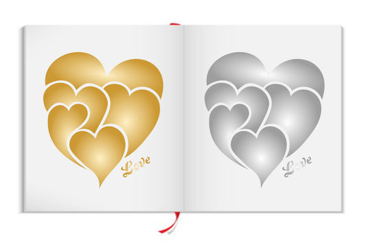 Valentines Day Love Heart Stencil, 8.26 x 10.16 cm - Valentine Heart Design