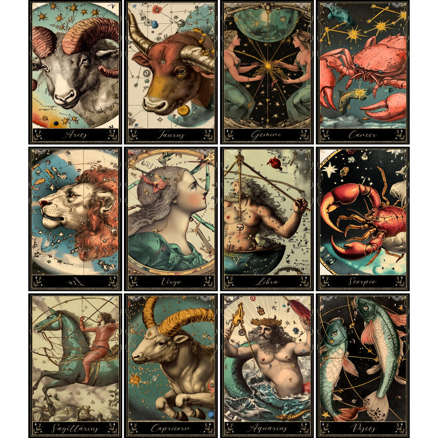 Decoupage Rice Papers - 6 Pieces | 6 Unique Designs | Versatile Decoupage Designs for Art Projects & Crafting by CRAFT KREATIVELY