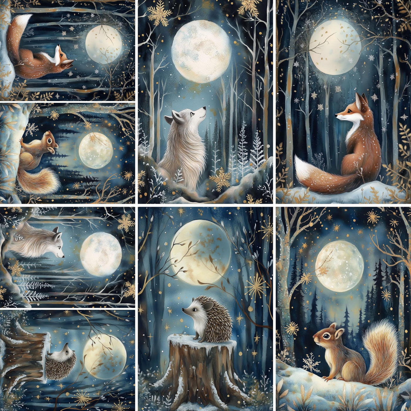 Animal Smalls Rice Papers – Decoupage Paper 16x Designs for Collage, Mixed Media, Card Making & Crafts, Decoupage by CRAFT KREATIVELY