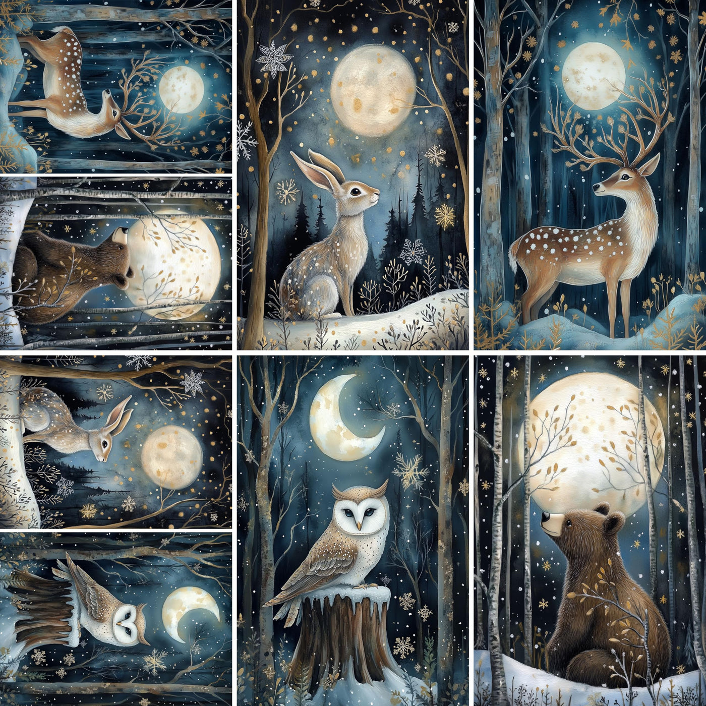 Animal Smalls Rice Papers – Decoupage Paper 16x Designs for Collage, Mixed Media, Card Making & Crafts, Decoupage by CRAFT KREATIVELY