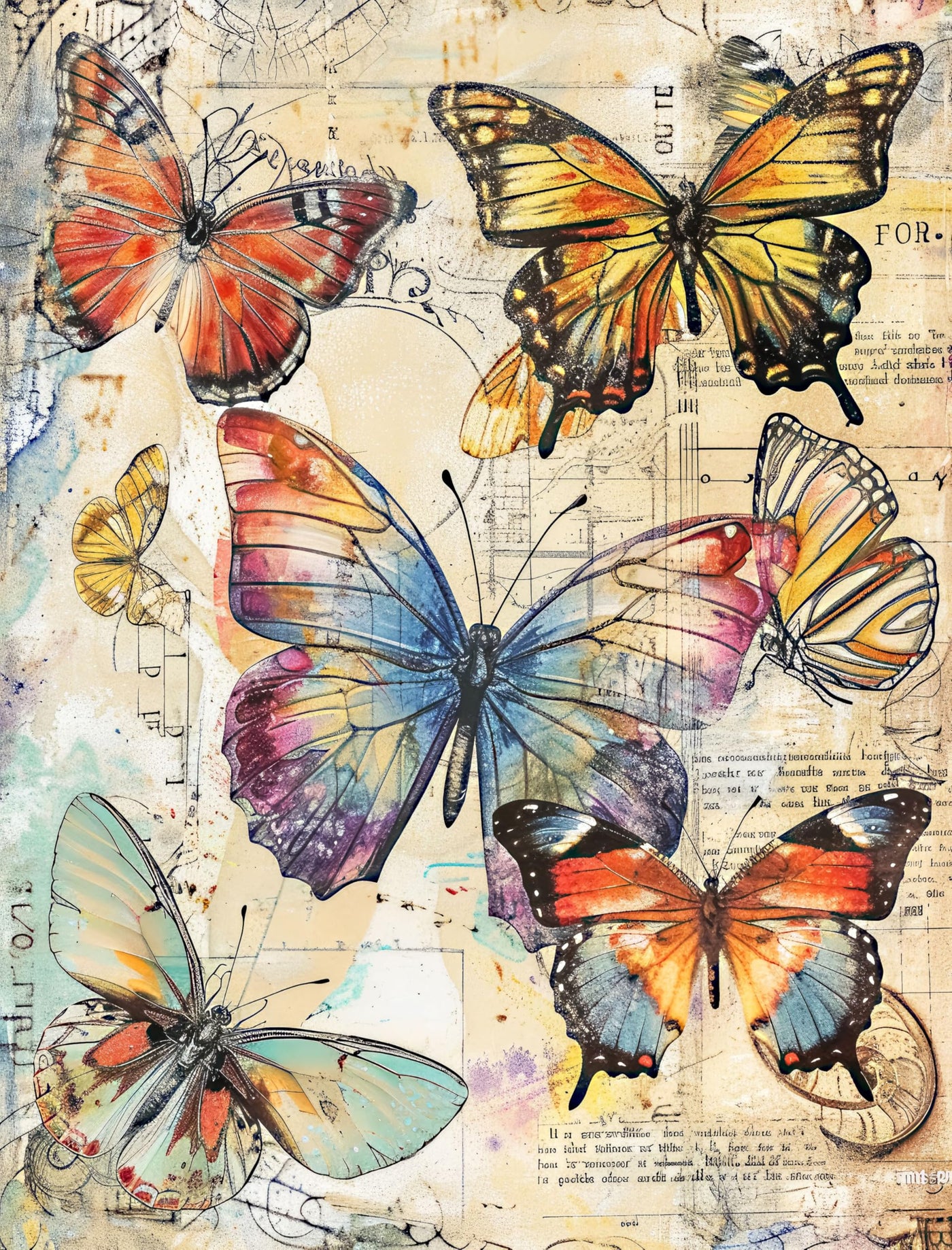 Animal Rice Papers – Decoupage Paper 6x Designs for Collage, Mixed Media, Card Making & Crafts, Decoupage by CRAFT KREATIVELY