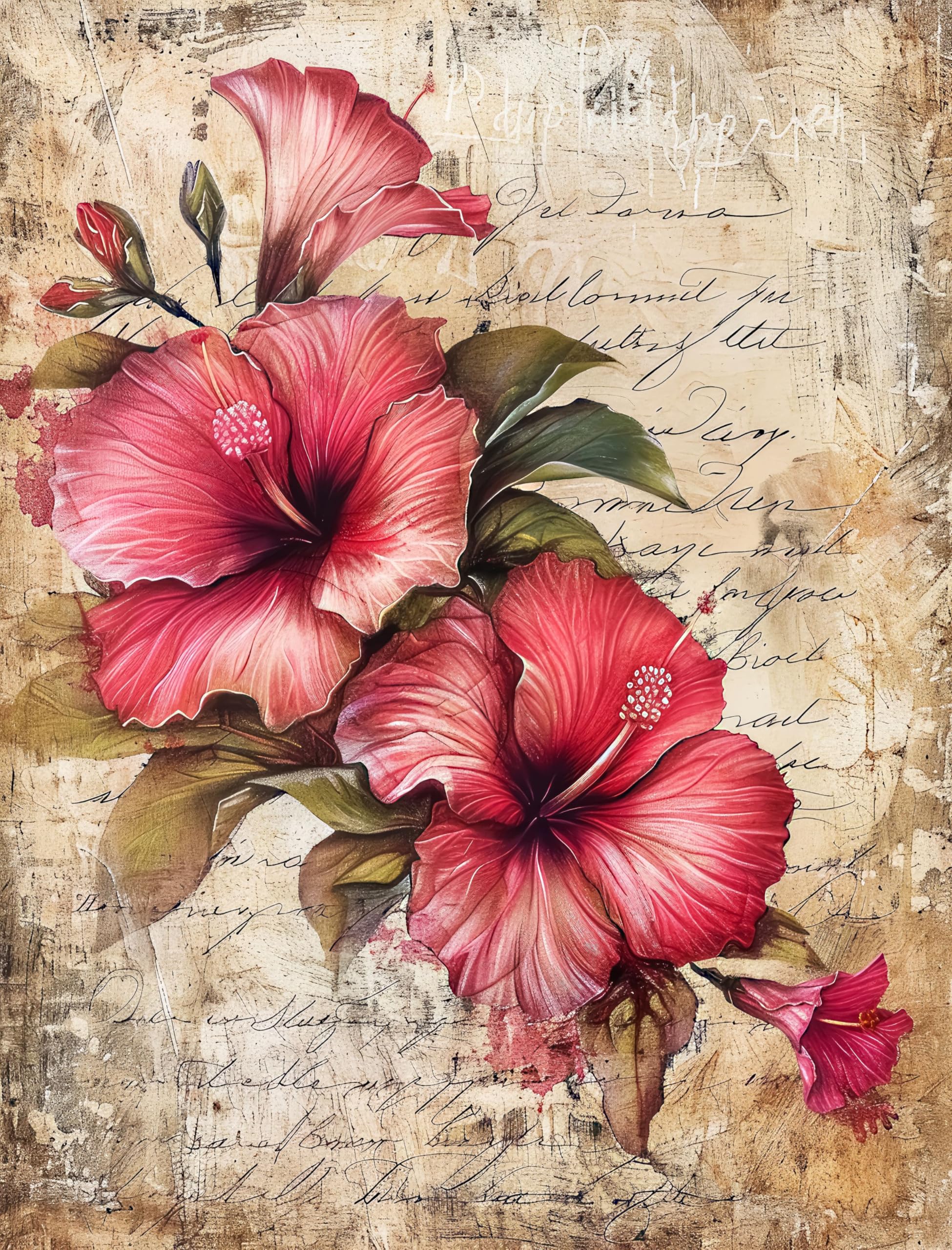Decoupage Rice Papers - 6 Pieces | 6 Unique Designs | Versatile Decoupage Designs for Art Projects & Crafting by CRAFT KREATIVELY
