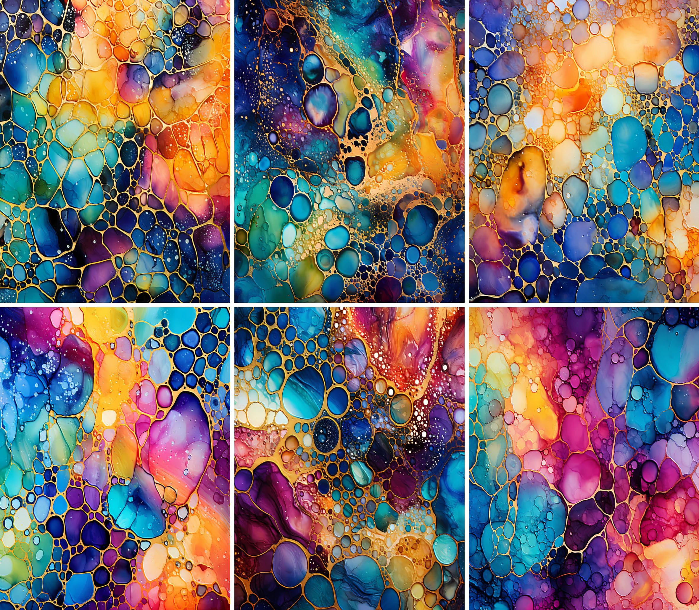 Dark Backgrounds Rice Paper – for Decoupage Scrapbooking Cards Crafts