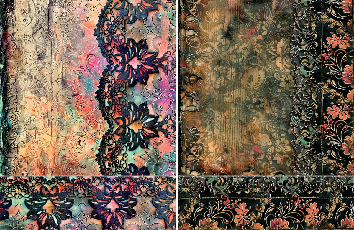 Square Rice Papers – Decoupage Paper Design for Furniture, Mixed Media, Cards & Crafts, Decoupage by CRAFT KREATIVELY