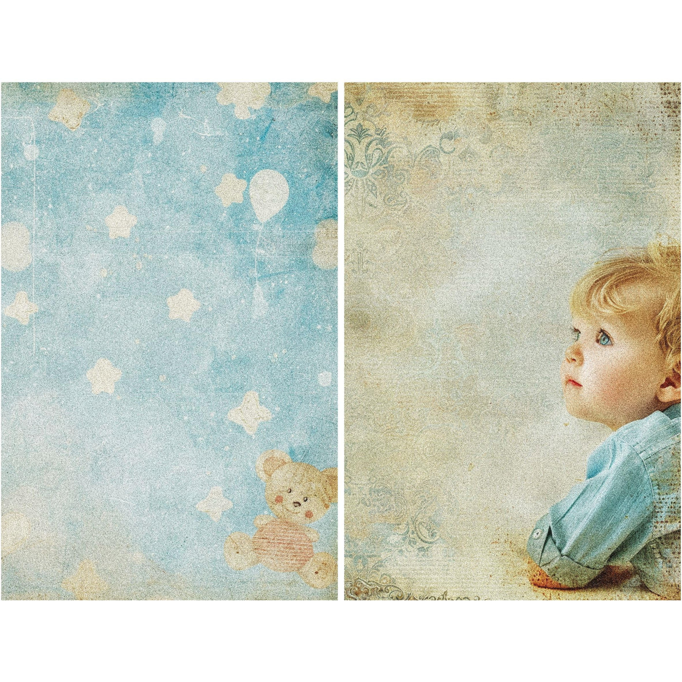 Post Card Rice Paper – for Decoupage Scrapbooking Crafts