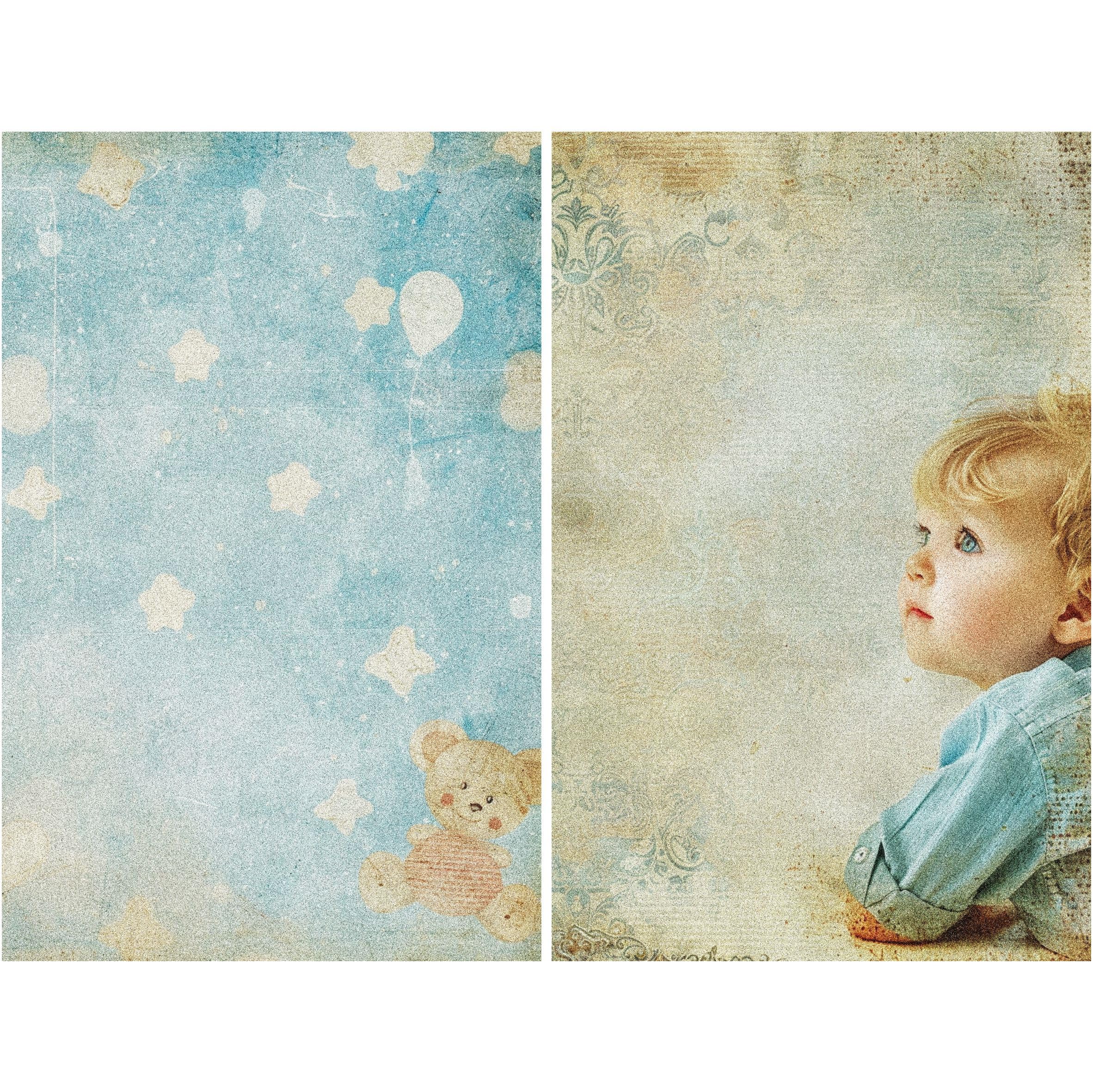 Post Card Rice Paper – for Decoupage Scrapbooking Crafts