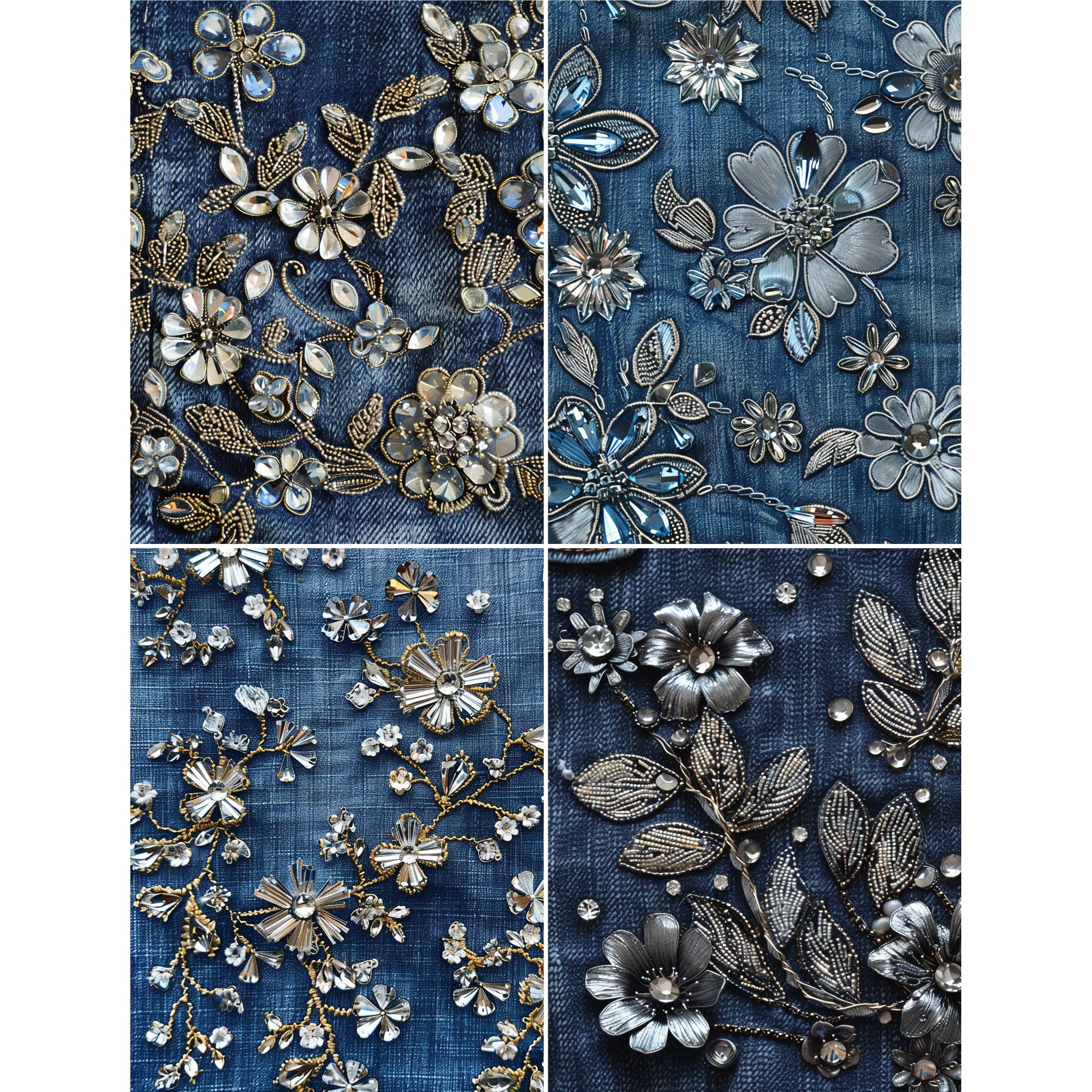Dark Backgrounds Rice Paper – for Decoupage Scrapbooking Cards Crafts