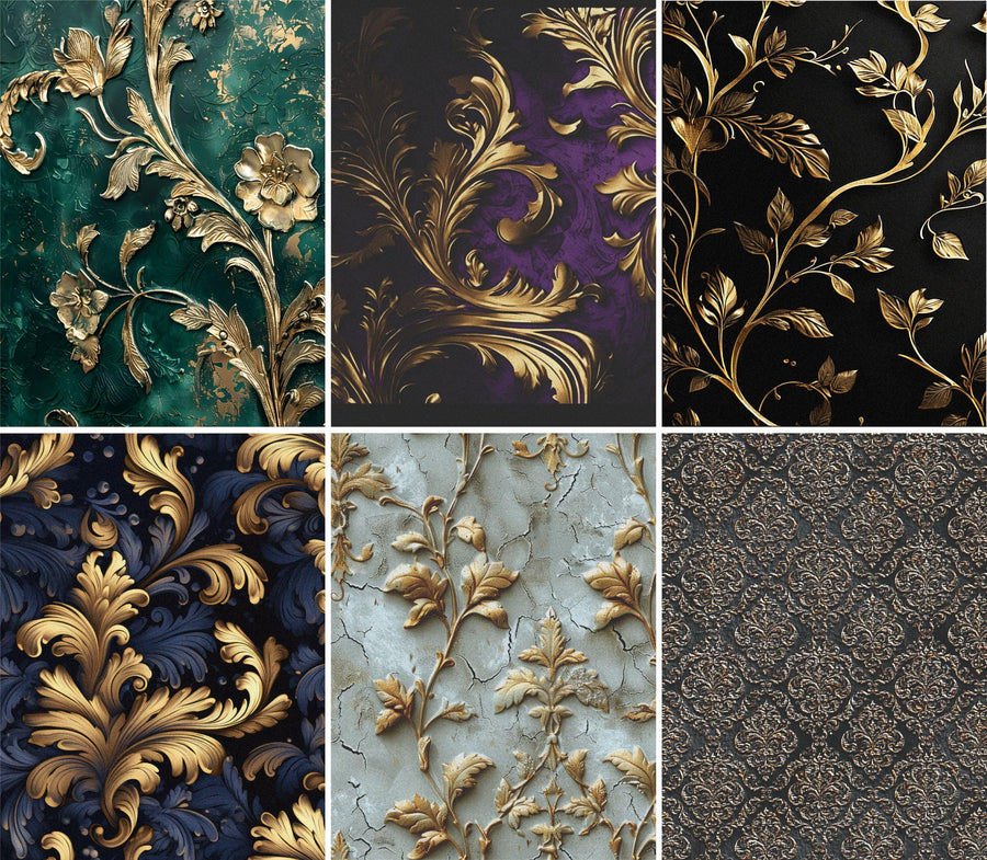 Embossed Rice Paper – for Decoupage Scrapbooking Cards Crafts