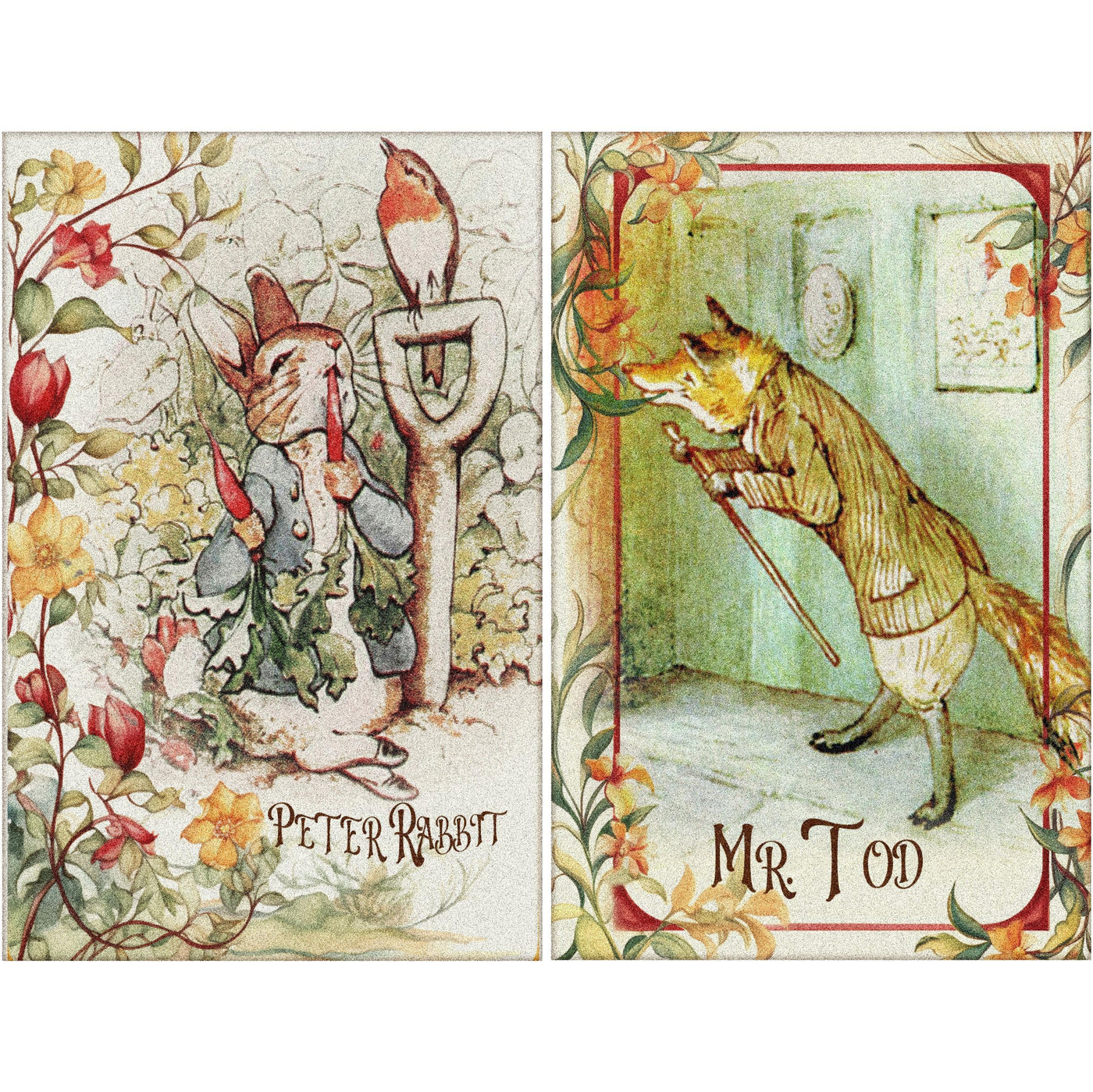 Post Card Rice Paper – for Decoupage Scrapbooking Crafts