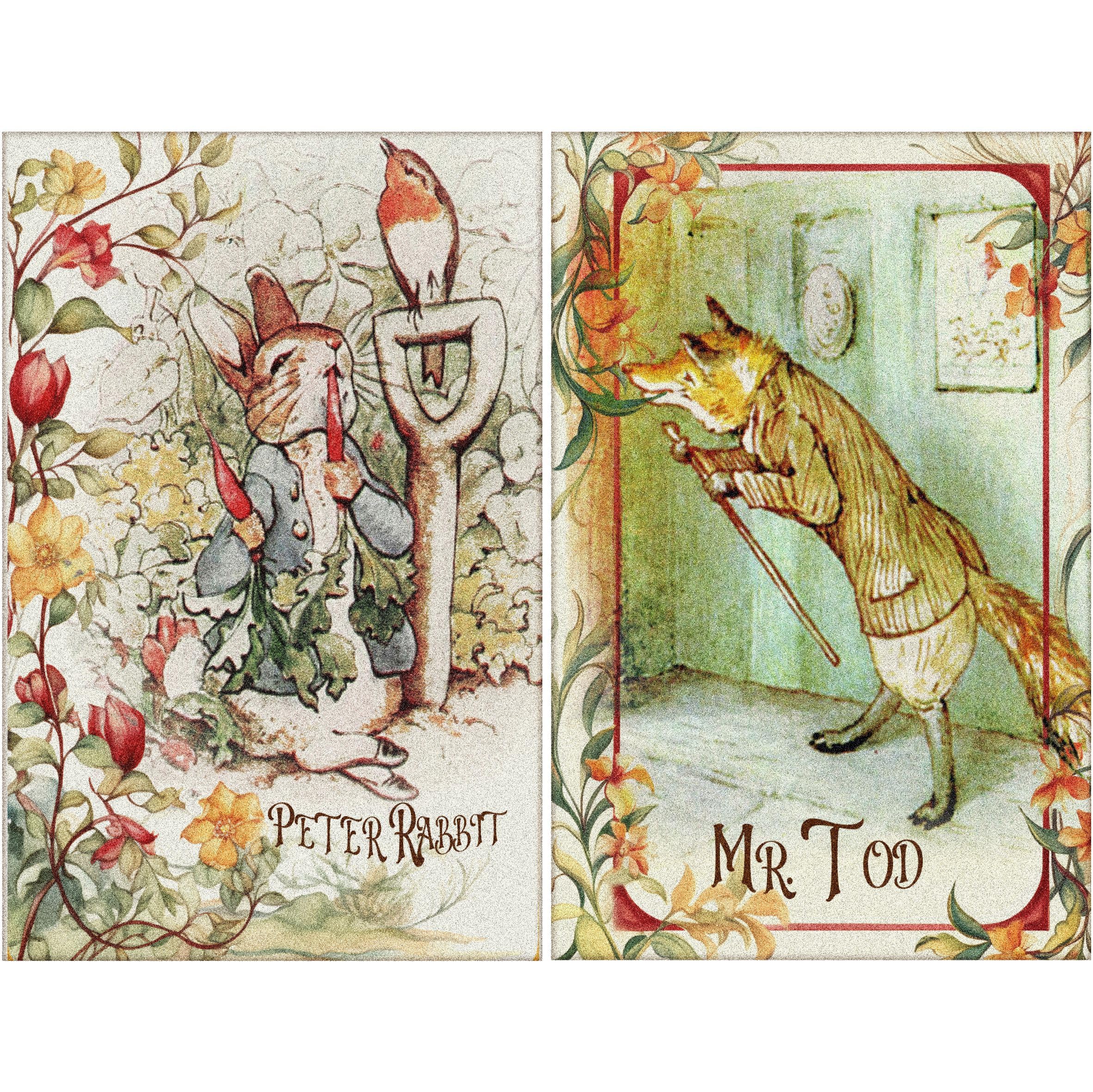 Post Card Rice Paper – for Decoupage Scrapbooking Crafts