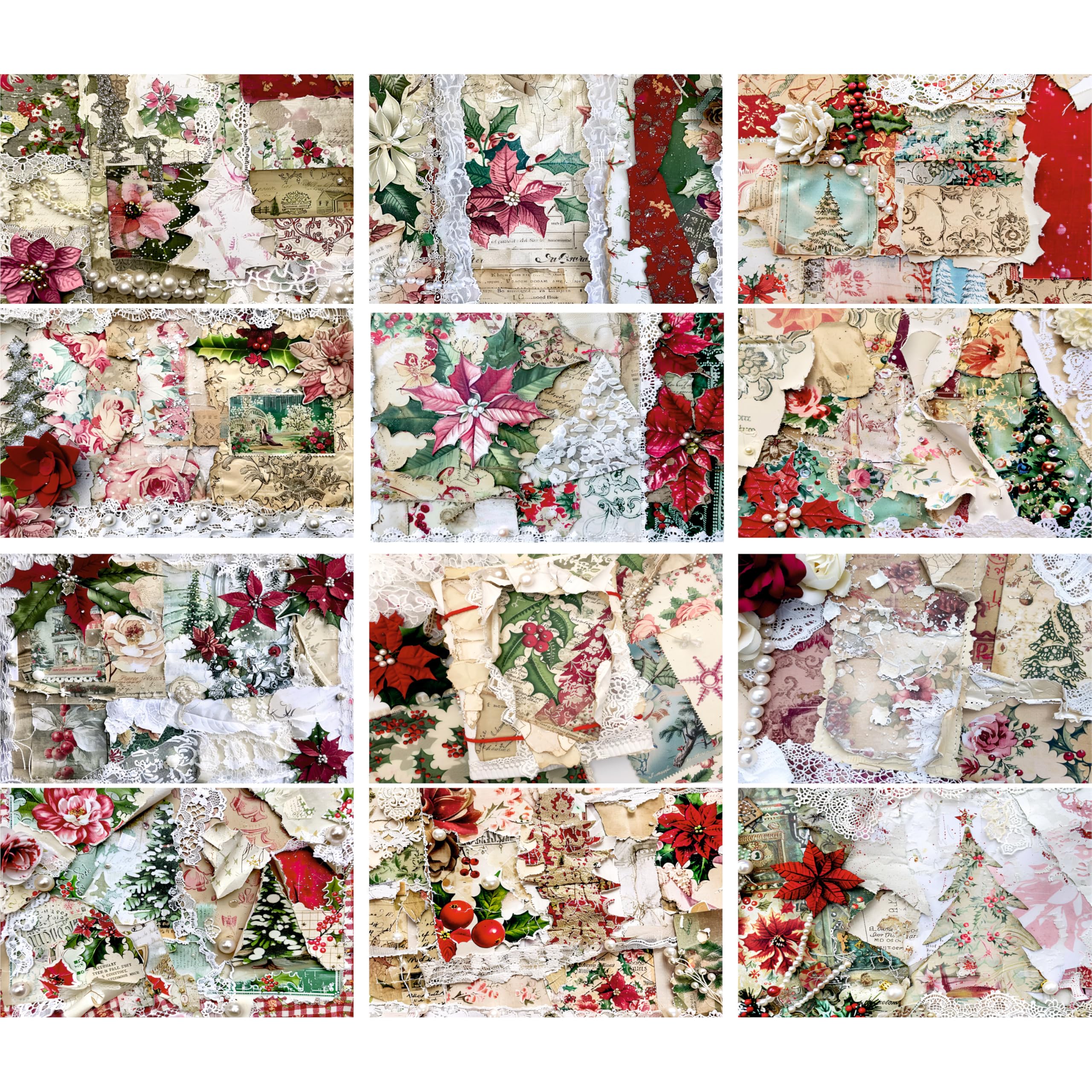 Decoupage Rice Papers - 6 Pieces | 6 Unique Designs | Versatile Decoupage Designs for Art Projects & Crafting by CRAFT KREATIVELY