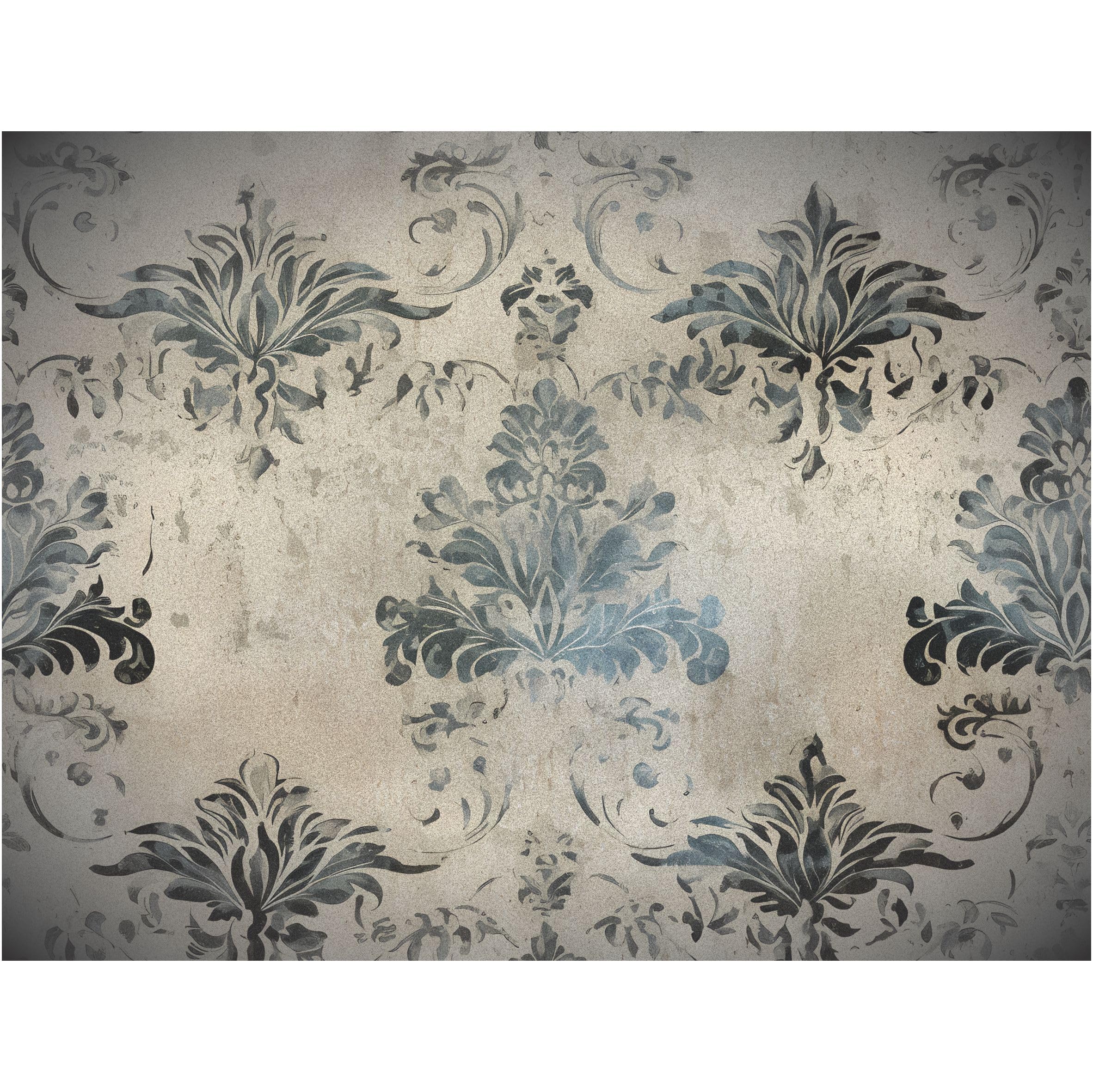 Faded Damask Rice Paper, 20 x 26,6cm (6pc) - 6 Designs for Scrapbooking Cards Crafts, Decoupage by CRAFT KREATIVELY