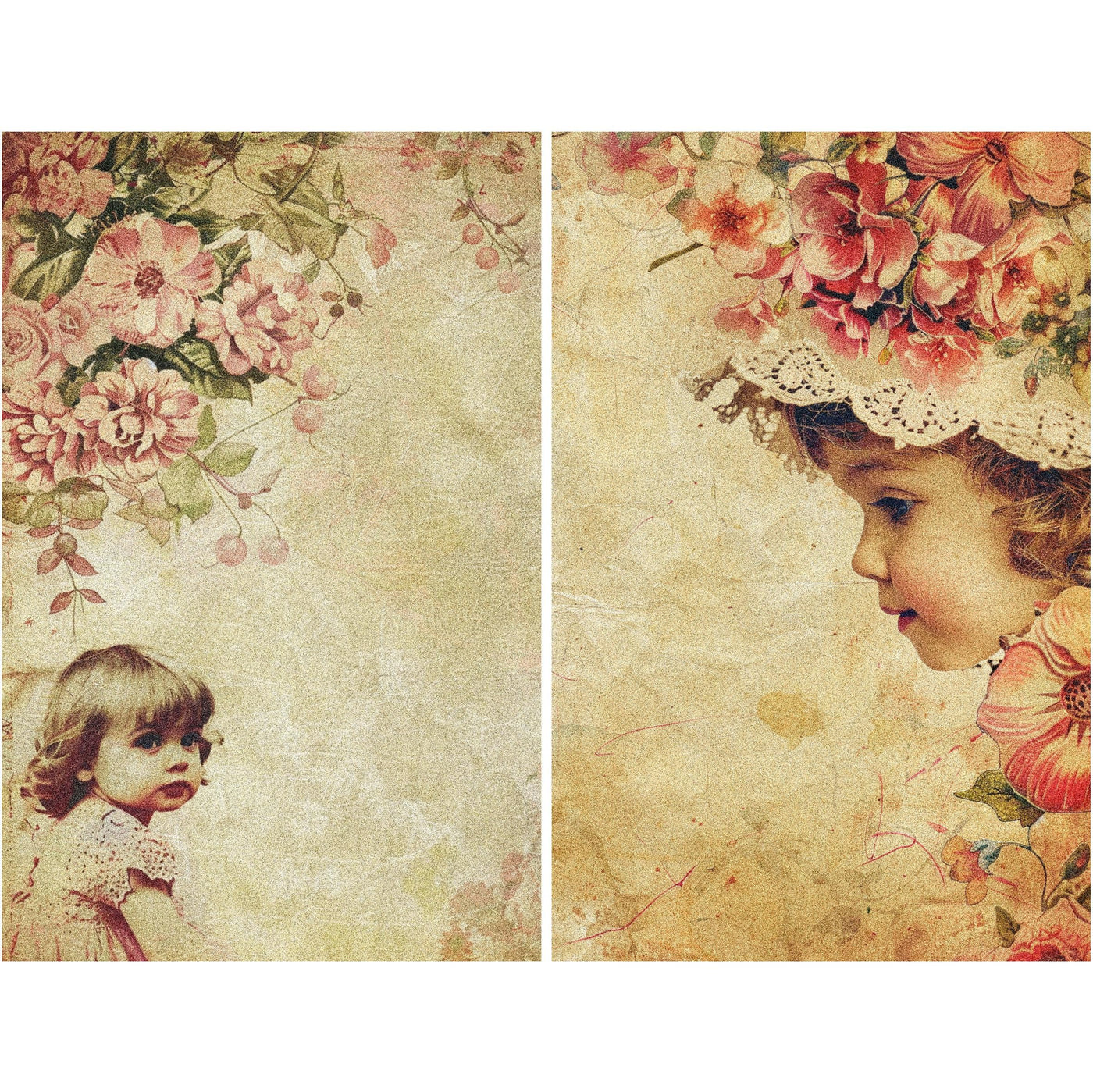 Post Card Rice Paper – for Decoupage Scrapbooking Crafts