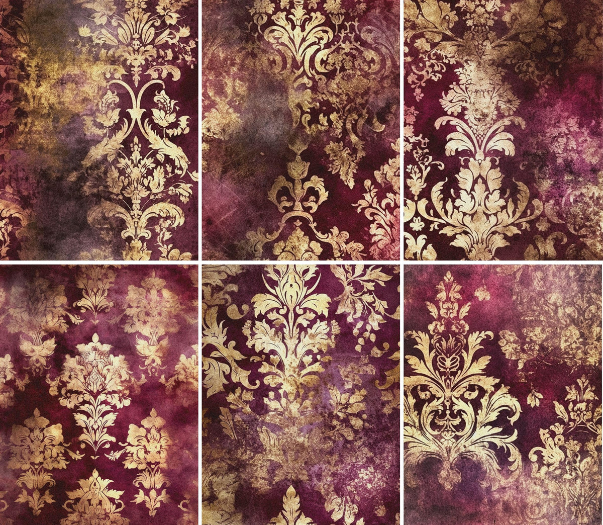 Vintage Grunge Rice Paper – for Decoupage Scrapbooking Cards Crafts