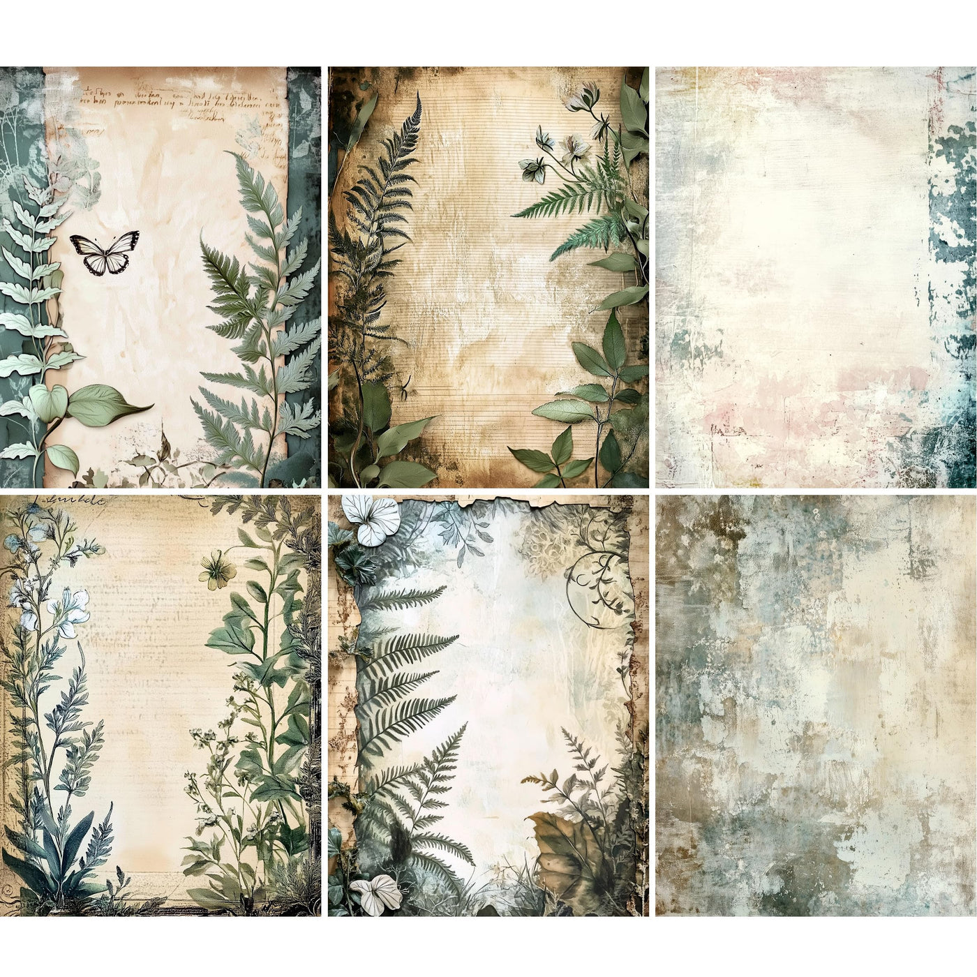 Botanical Rice Papers – Decoupage Paper Design for Furniture, Mixed Media, Cards & Crafts, Decoupage by CRAFT KREATIVELY
