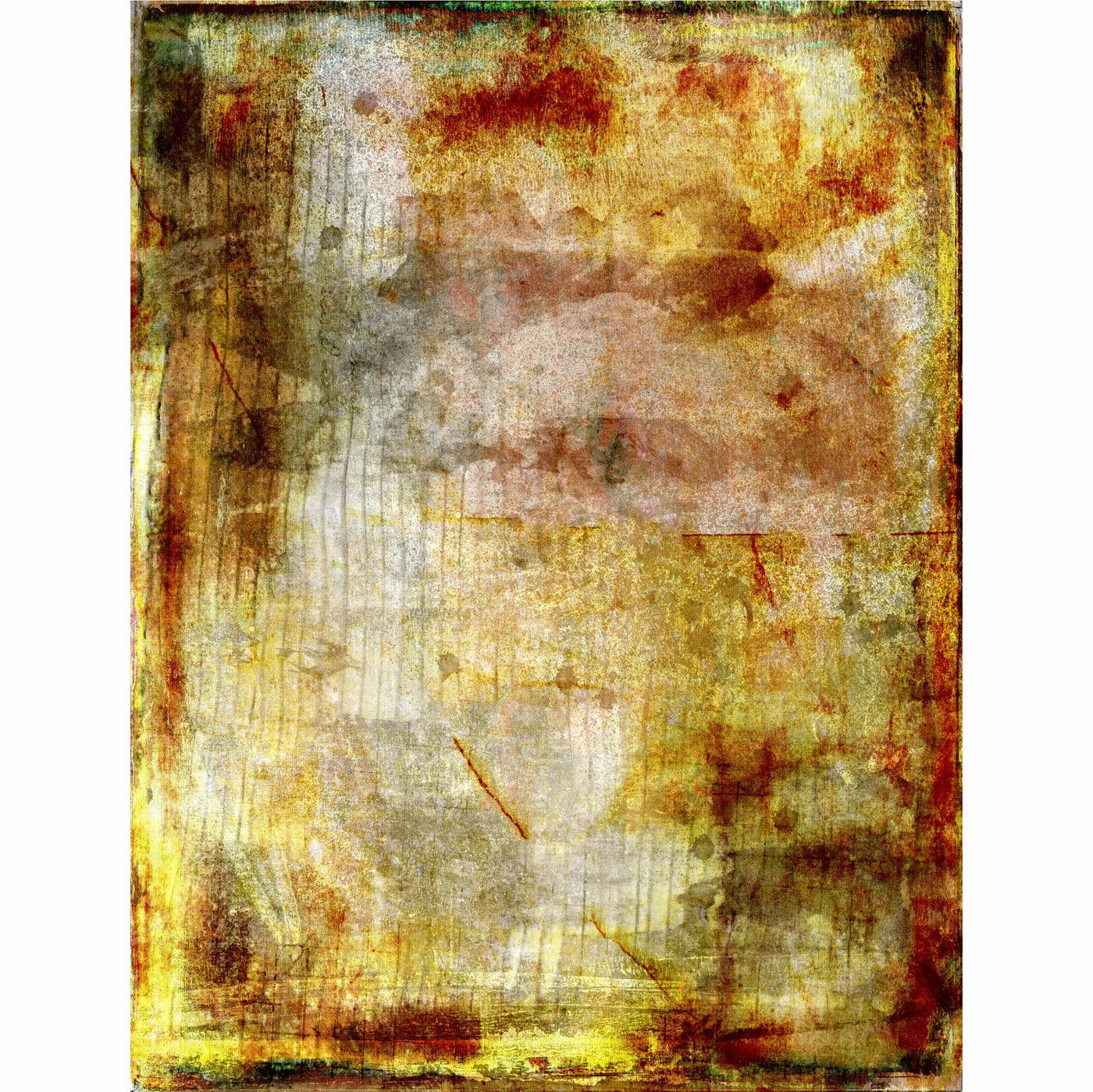 Distressed Background Rice Paper, 20.32 x 26.67 cm - 6 x Different Printed Mulberry Paper Images 30gsm Visible Fibres for Decoupage Crafts Mixed Media Collage Art