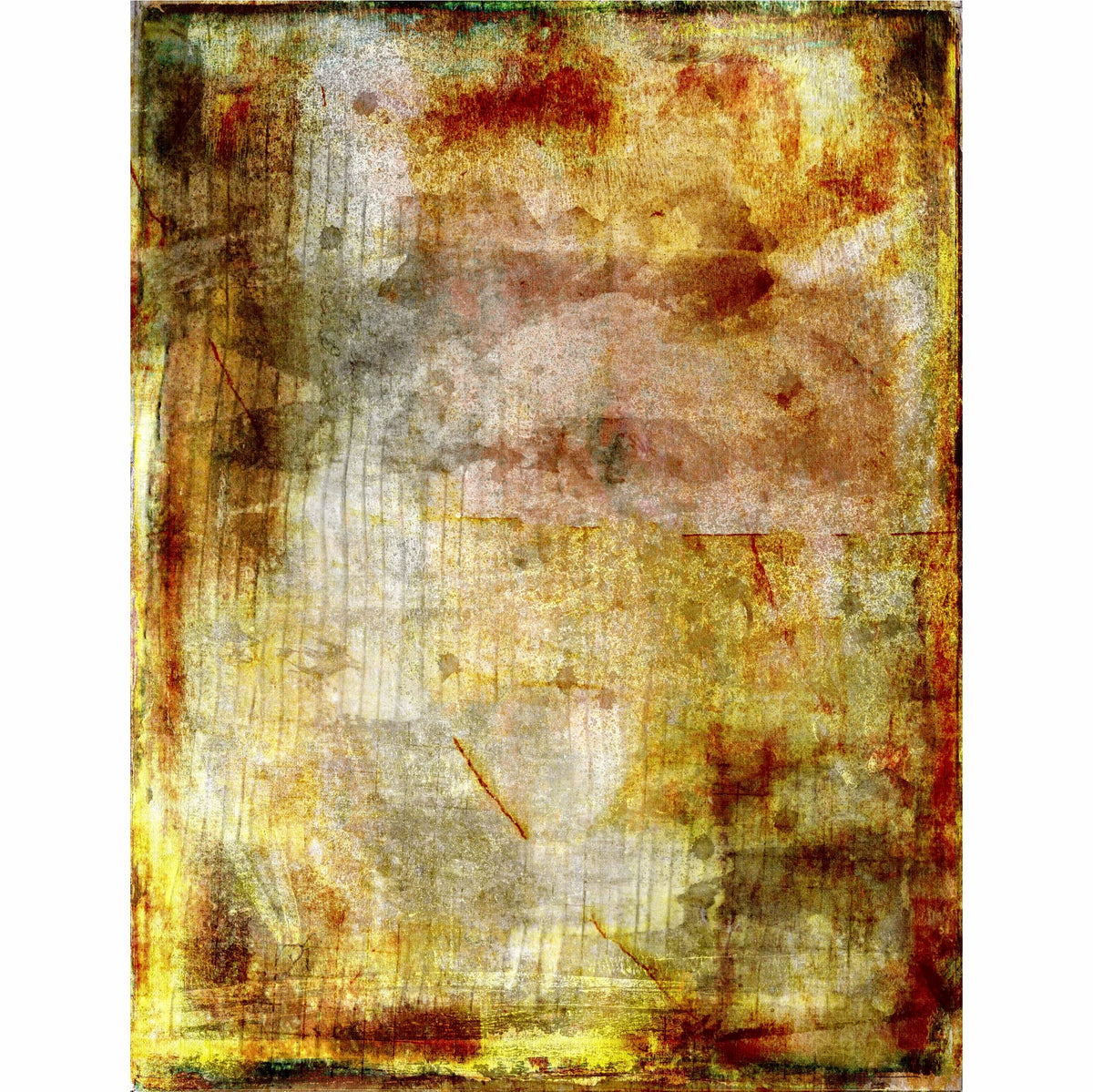 Distressed Background Rice Paper, 20.32 x 26.67 cm - 6 x Different Printed Mulberry Paper Images 30gsm Visible Fibres for Decoupage Crafts Mixed Media Collage Art