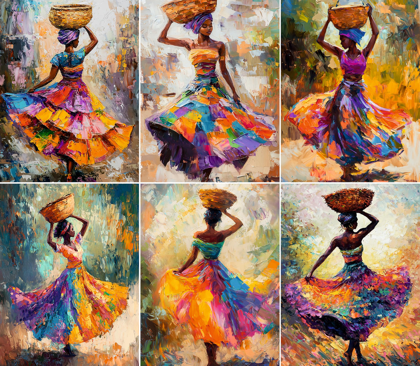 Decoupage Rice Paper, 20 x 26.5cm (6 Sheets) – 6x Decoupage Beauty Papers for Collage, Mixed Media, Card Making & Crafts, Decoupage by CRAFT KREATIVELY