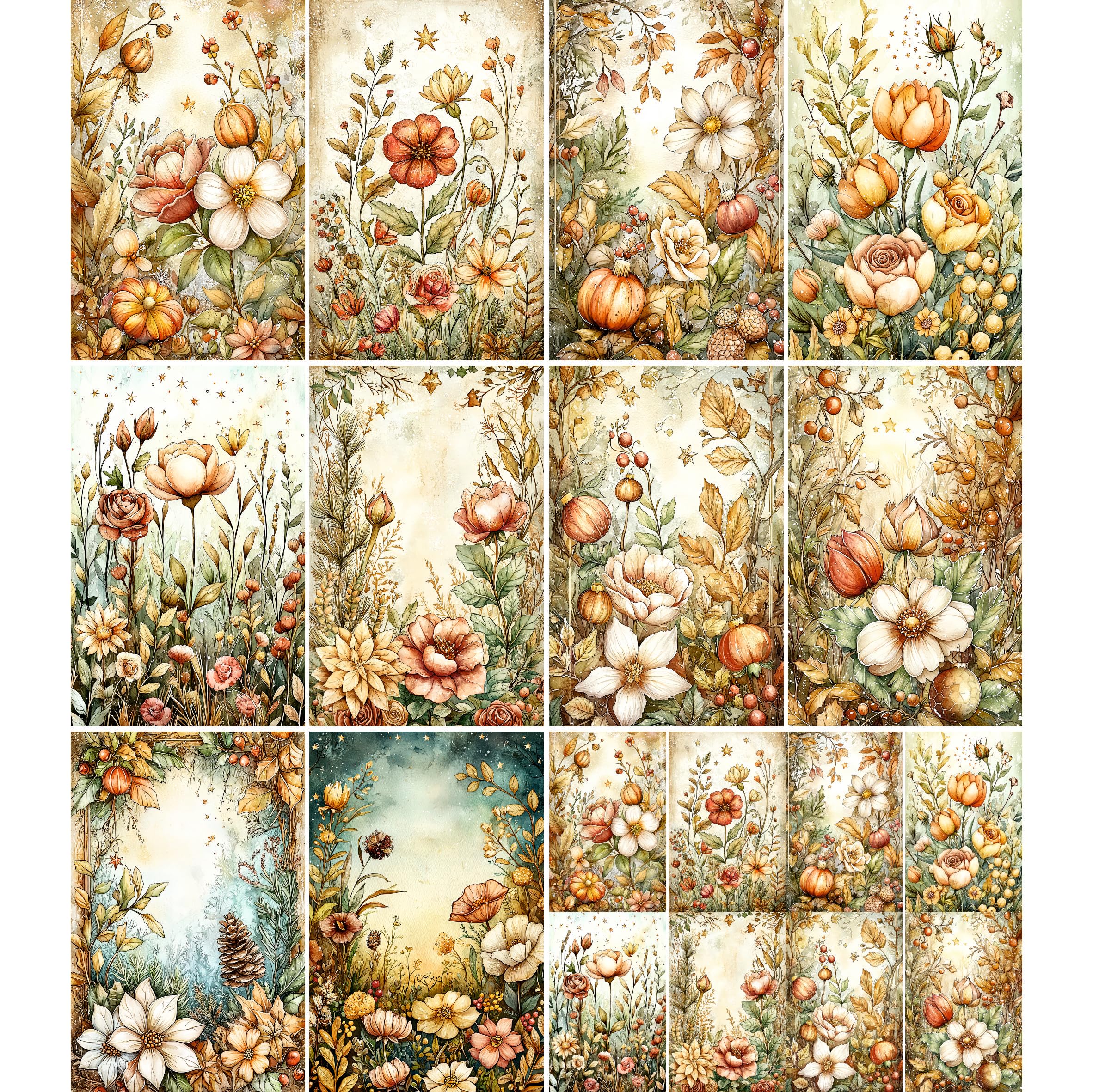 Decoupage Rice Papers - 6 Pieces | 6 Unique Designs | Versatile Decoupage Designs for Art Projects & Crafting by CRAFT KREATIVELY