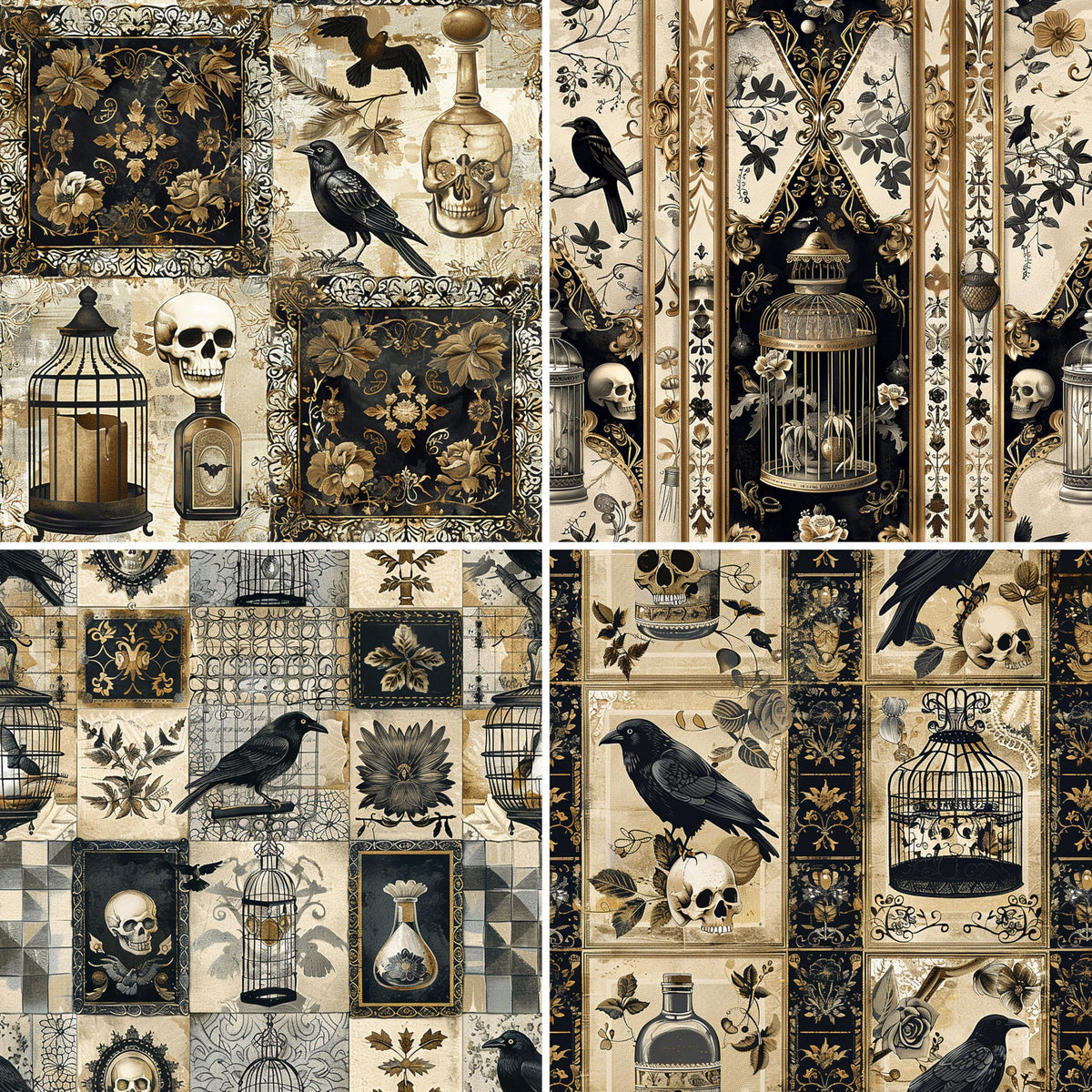 Scenic Rice Papers – Decoupage Paper 8x Designs for Collage, Mixed Media, Card Making & Crafts, Decoupage by CRAFT KREATIVELY