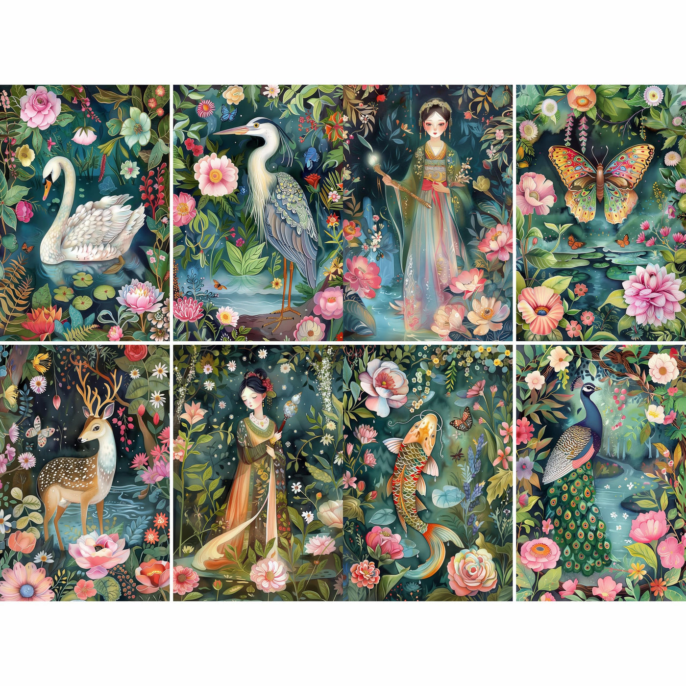 Animal Smalls Rice Papers – Decoupage Paper 16x Designs for Collage, Mixed Media, Card Making & Crafts, Decoupage by CRAFT KREATIVELY