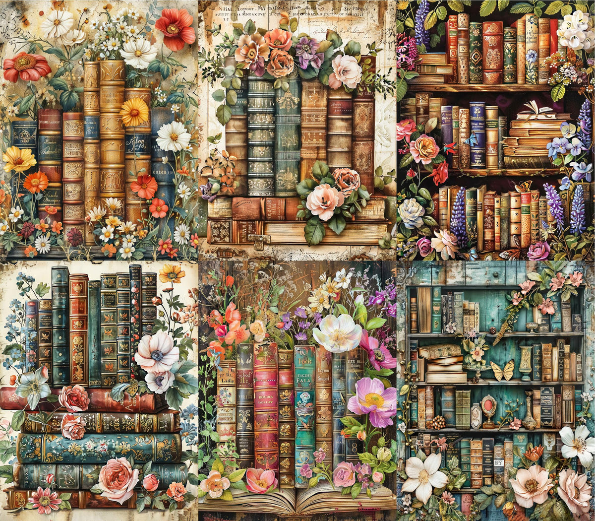 Mixed Media Rice Papers – Decoupage Paper 6x Designs for Collage, Mixed Media, Card Making & Crafts, Decoupage by CRAFT KREATIVELY