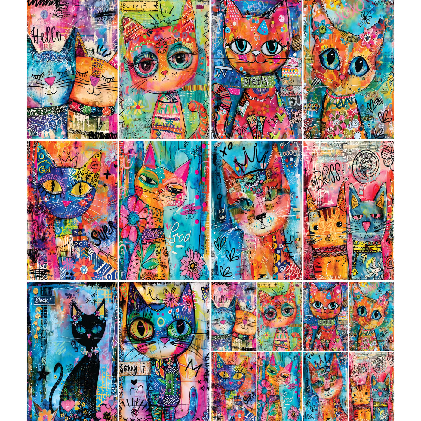 Decoupage Rice Papers - 6 Pieces | 12 Unique Designs | Versatile Decoupage Designs for Art Projects & Crafting by CRAFT KREATIVELY