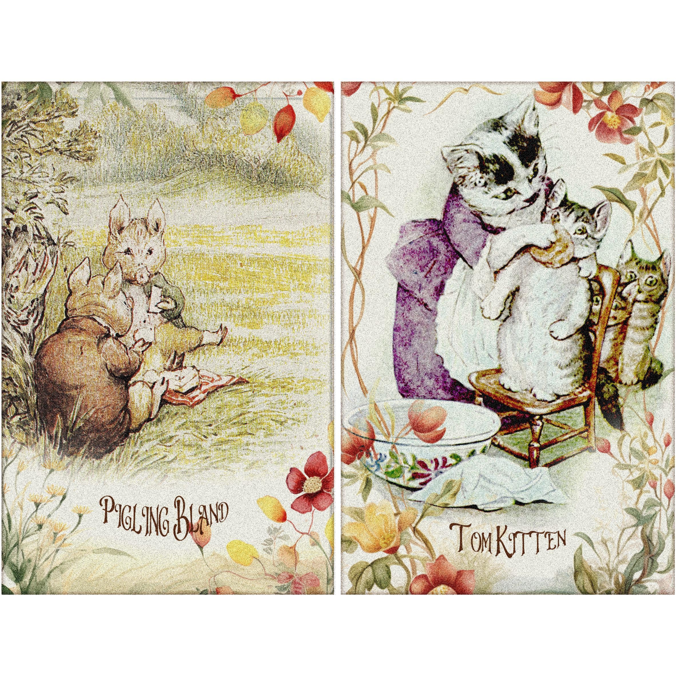 Post Card Rice Paper – for Decoupage Scrapbooking Crafts