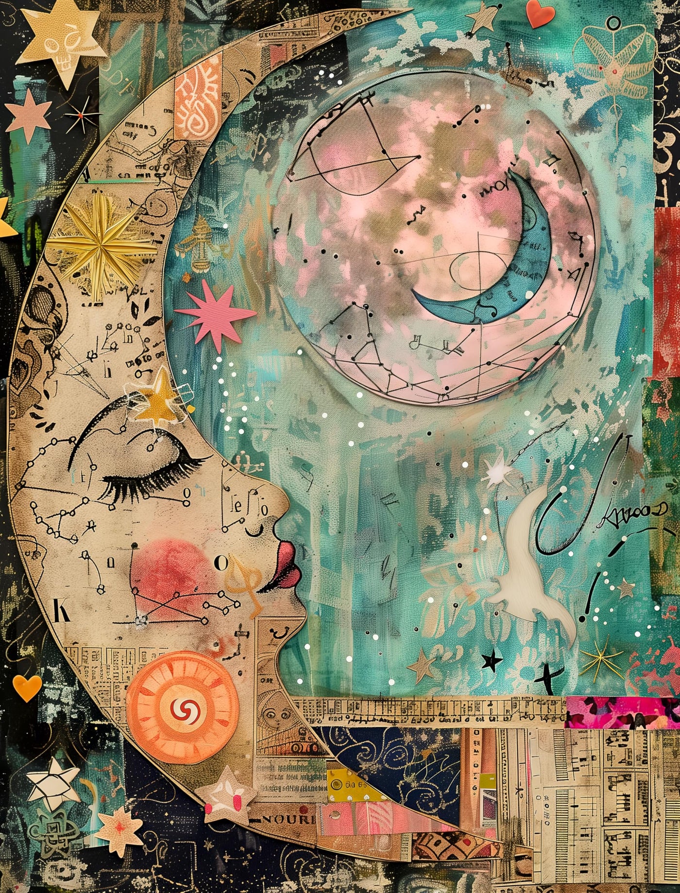 Decoupage Rice Paper, 20 x 26.5cm (6 Sheets) – 6x Decoupage Papers for Collage, Mixed Media, Card Making & Crafts, Decoupage by CRAFT KREATIVELY