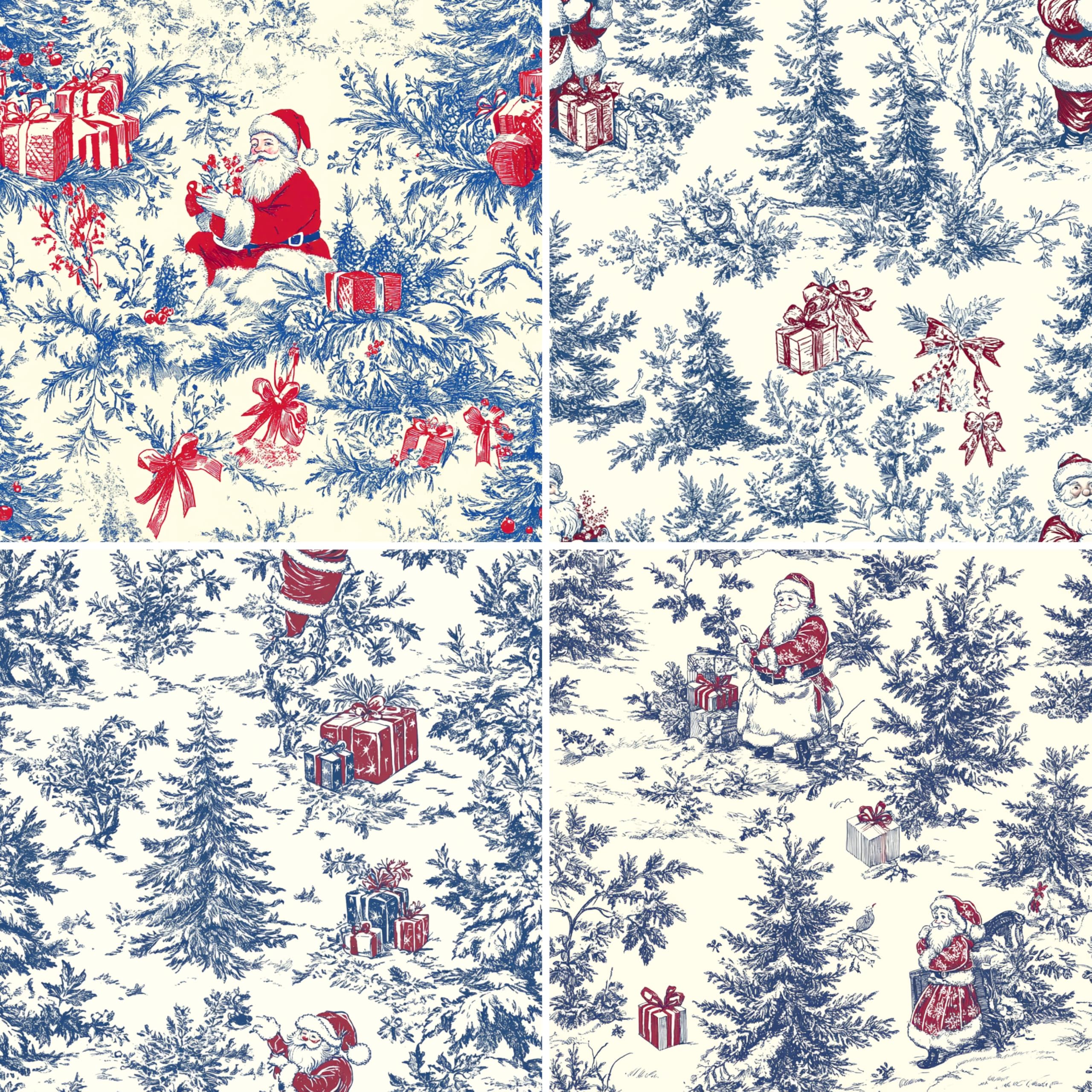 Decoupage Rice Paper (2 pc) - 8x Decoupage Toile de Jouy Designs for Collage, Card Making & Crafts, Decoupage by CRAFT KREATIVELY