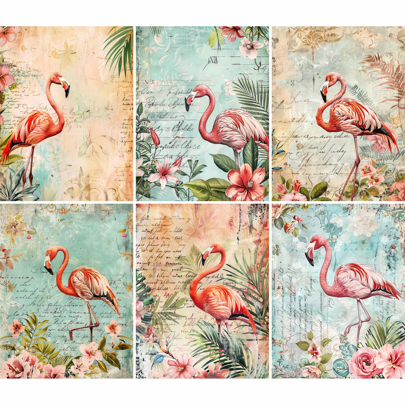 Animal Rice Papers – Decoupage Paper 6x Designs for Collage, Mixed Media, Card Making & Crafts, Decoupage by CRAFT KREATIVELY