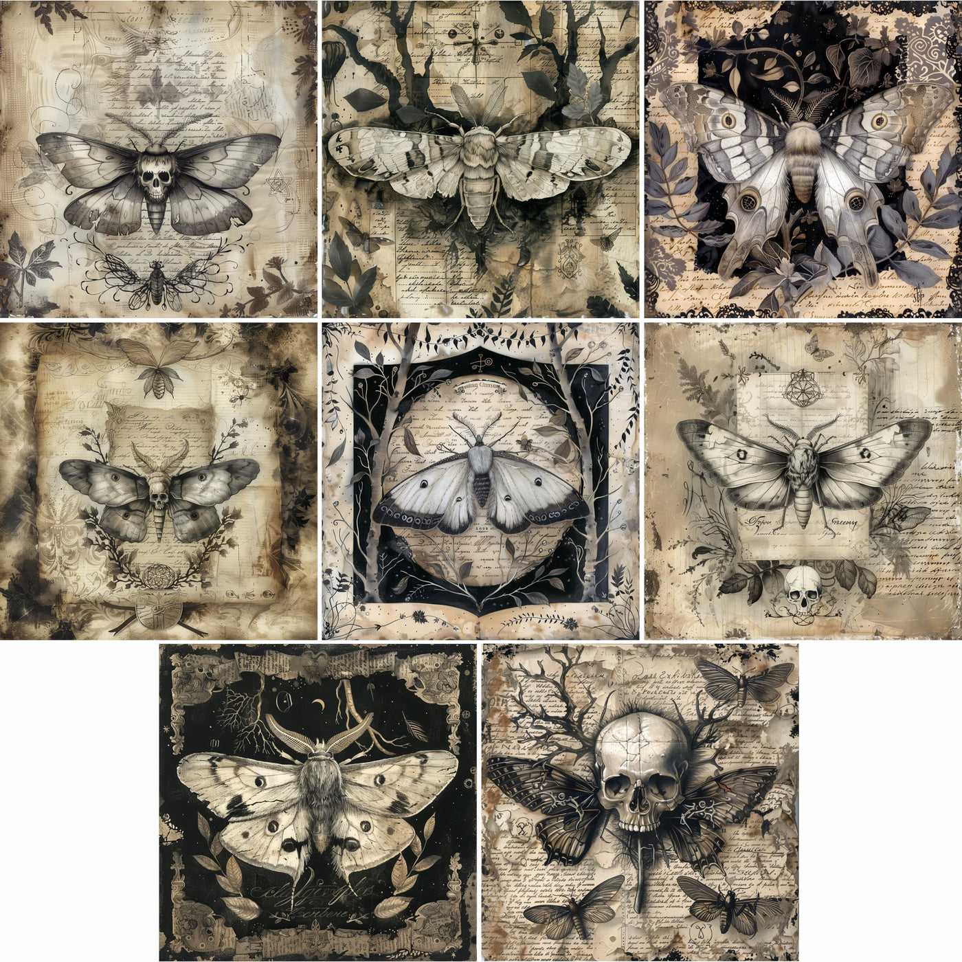 Animal Squares Rice Papers, 29 x 29cm (2 Sheets) – Decoupage Paper 8x Designs for Collage, Mixed Media, Card Making & Crafts, Decoupage by CRAFT KREATIVELY