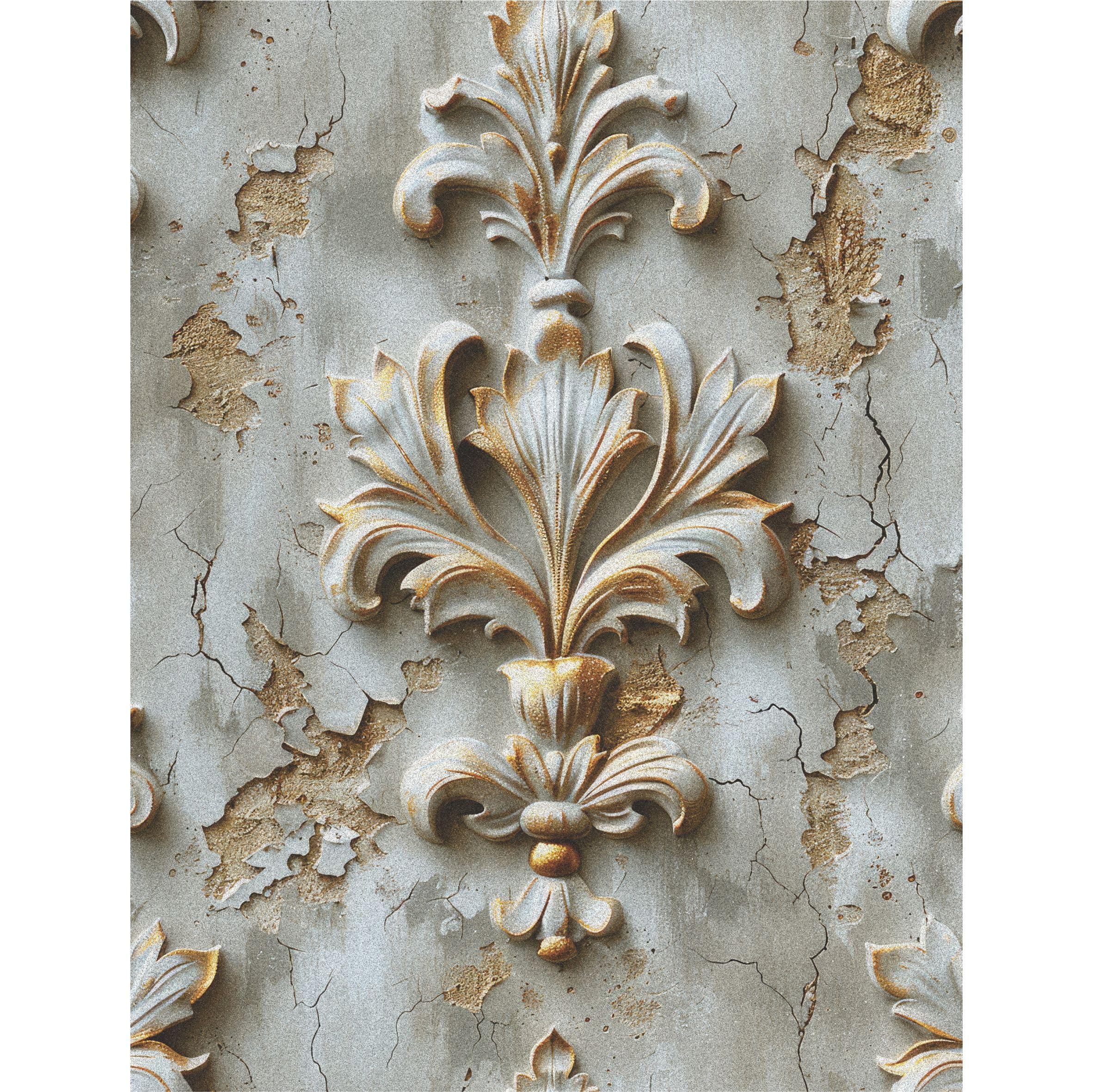 Embossed Rice Paper – for Decoupage Scrapbooking Cards Crafts