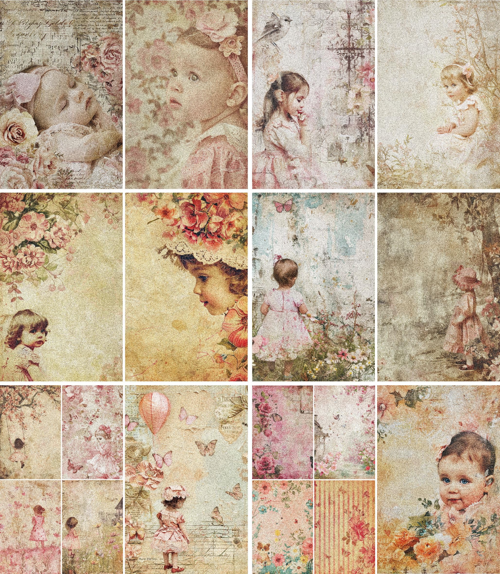 Post Card Rice Paper – for Decoupage Scrapbooking Crafts