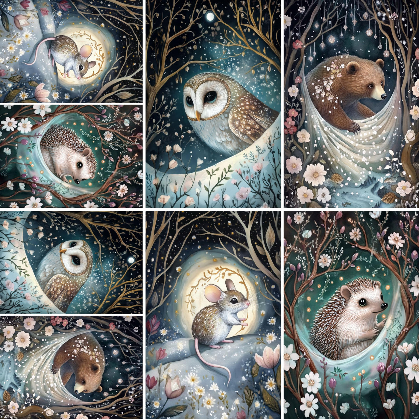 Animal Smalls Rice Papers – Decoupage Paper 16x Designs for Collage, Mixed Media, Card Making & Crafts, Decoupage by CRAFT KREATIVELY