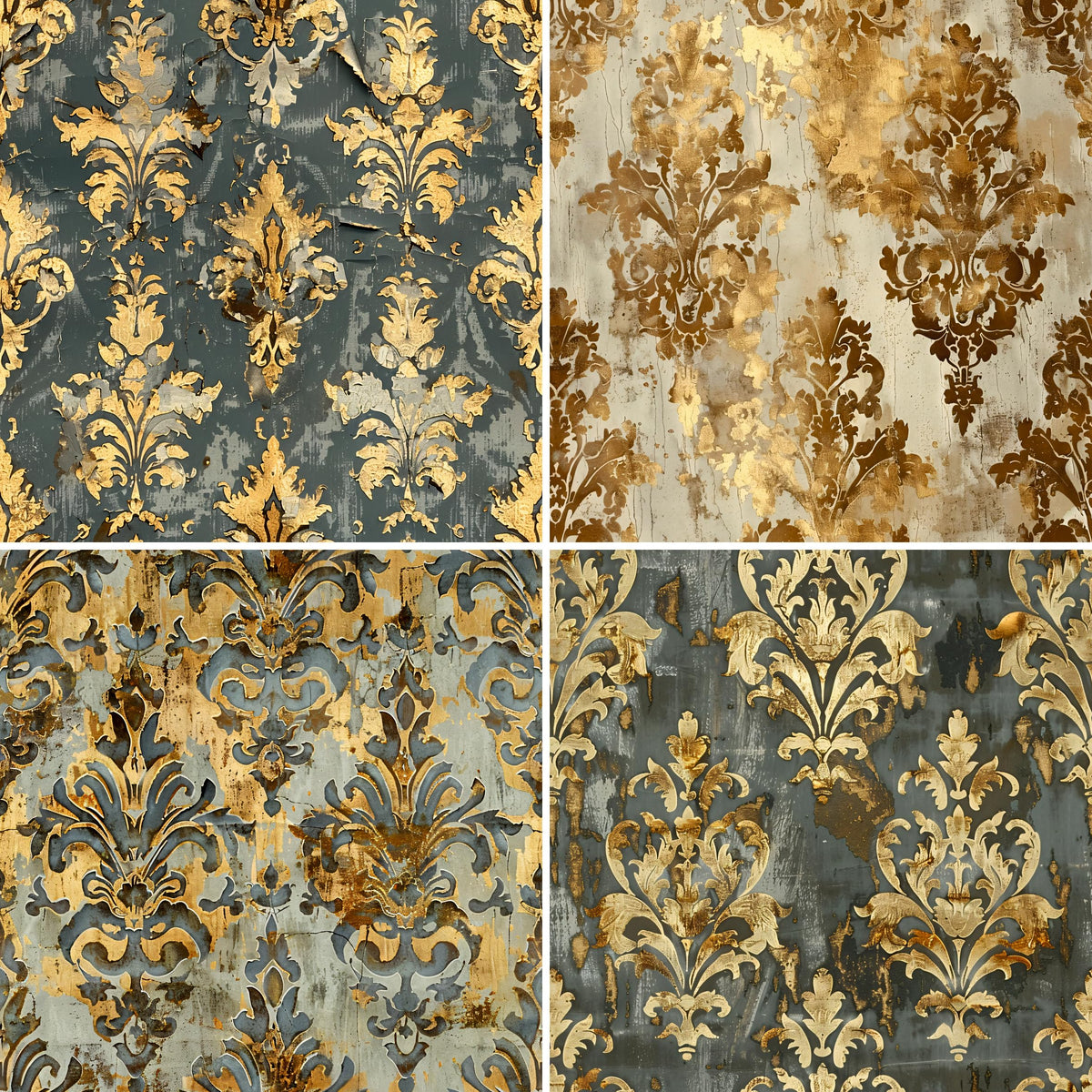 Square Rice Papers – Decoupage Paper Design for Furniture, Mixed Media, Cards & Crafts, Decoupage by CRAFT KREATIVELY
