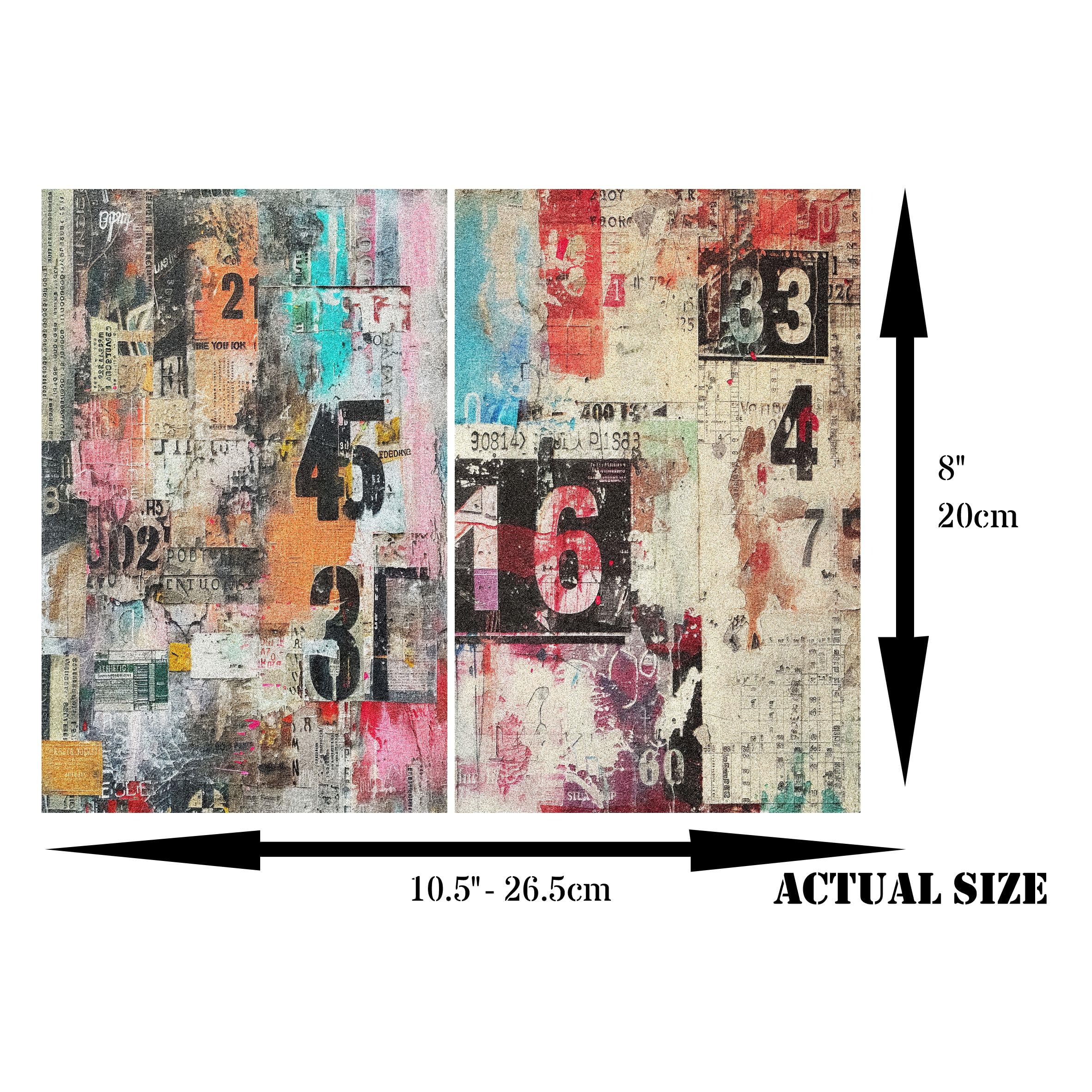 Post Card Rice Paper – for Decoupage Scrapbooking Crafts