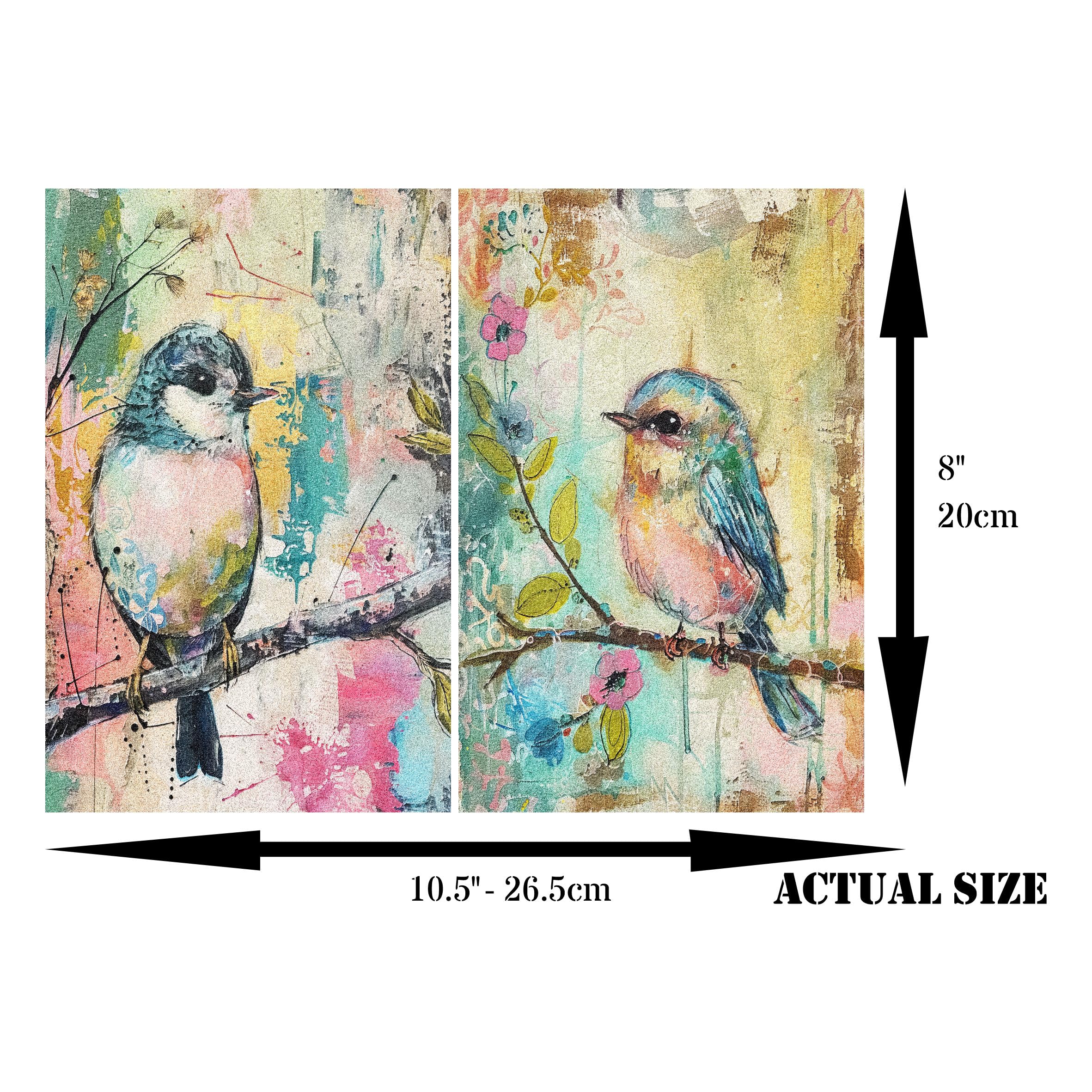 Post Card Rice Paper – for Decoupage Scrapbooking Crafts