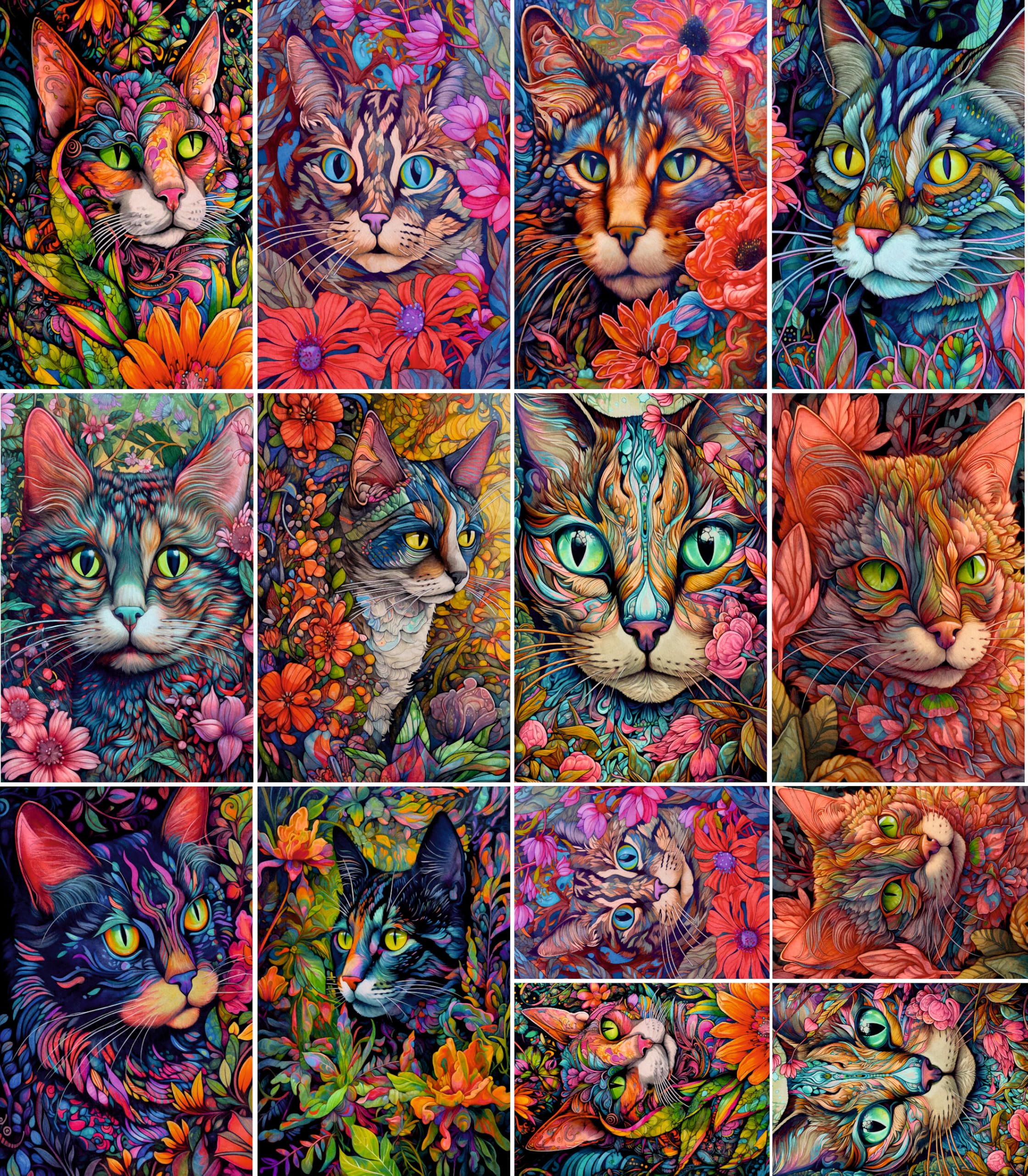 Decoupage Rice Paper, 20 x 26.5cm (6 Sheets) – 6x Decoupage Papers for Collage, Mixed Media, Card Making & Crafts, Decoupage by CRAFT KREATIVELY
