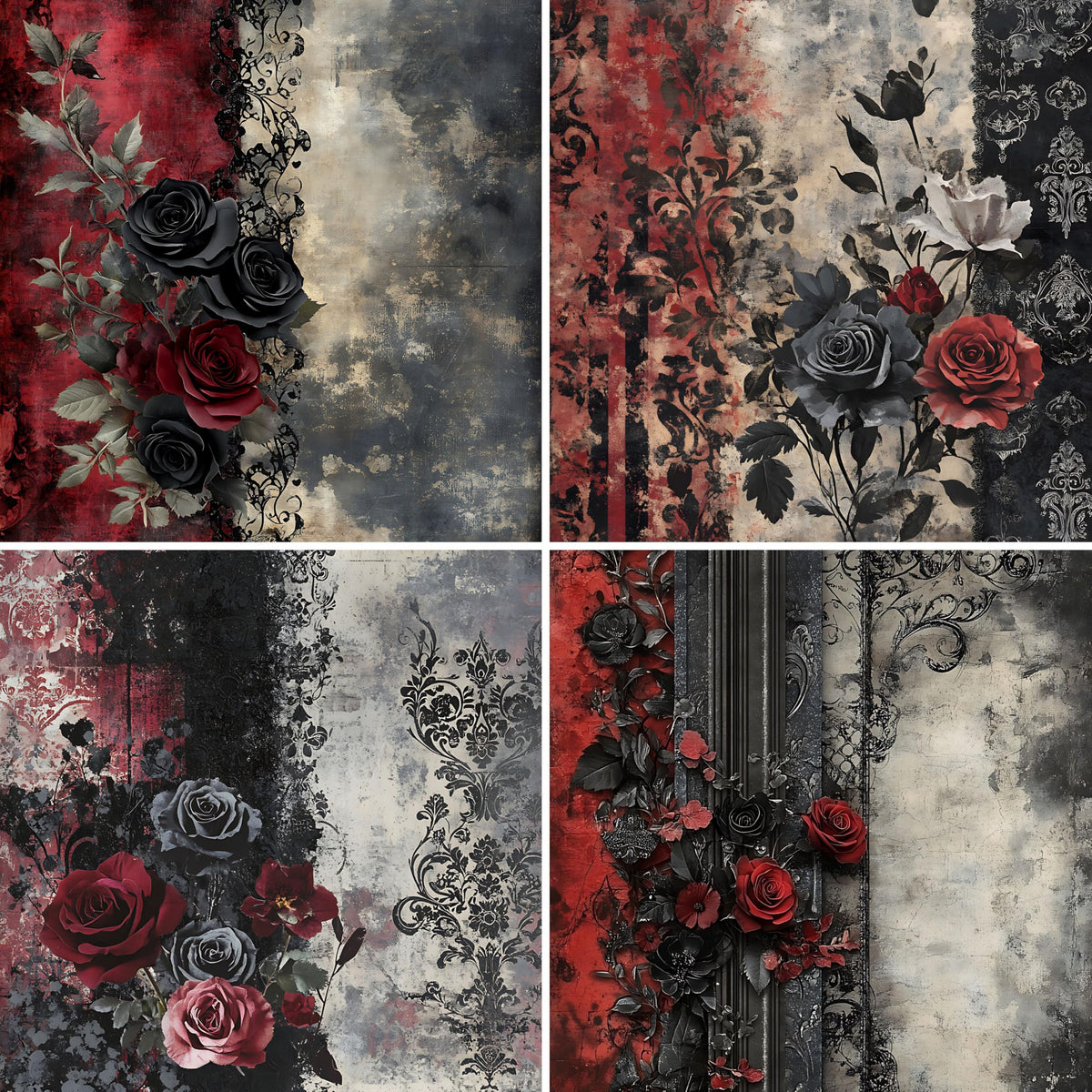 Scenic Rice Papers – Decoupage Paper 8x Designs for Collage, Mixed Media, Card Making & Crafts, Decoupage by CRAFT KREATIVELY