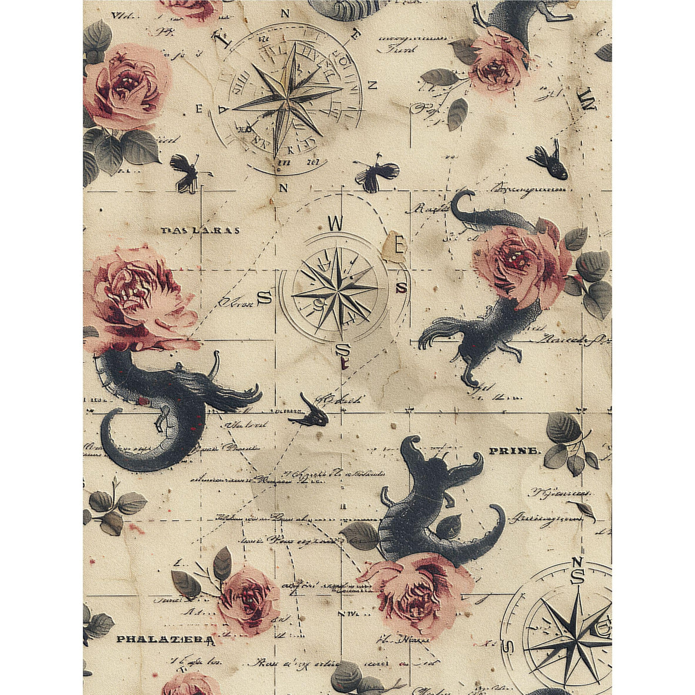 Dark Backgrounds Rice Paper – for Decoupage Scrapbooking Cards Crafts