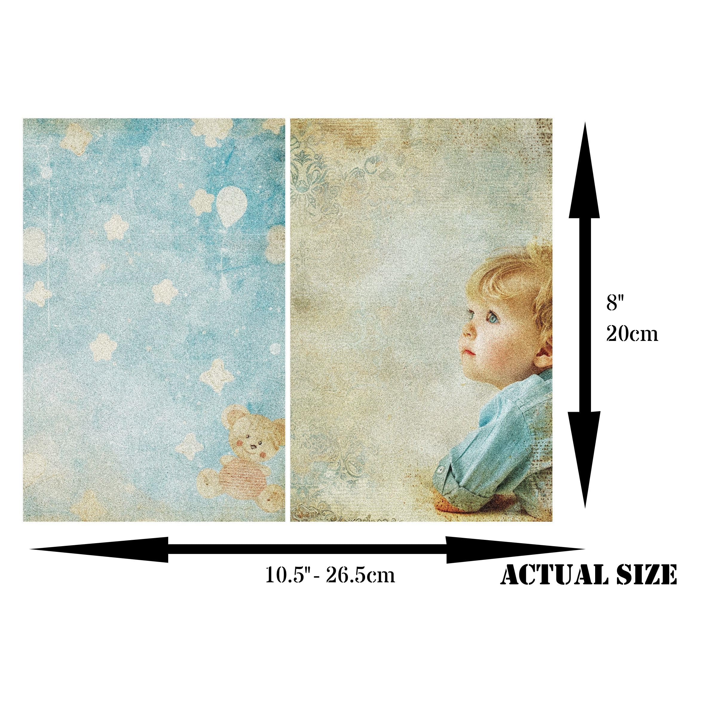 Post Card Rice Paper – for Decoupage Scrapbooking Crafts