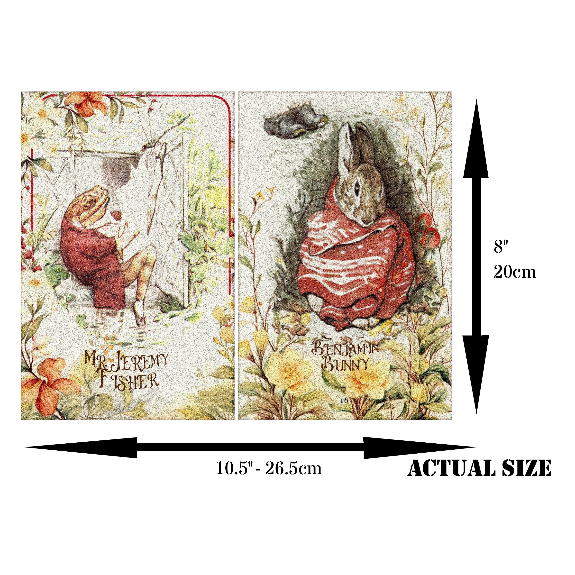 Post Card Rice Paper – for Decoupage Scrapbooking Crafts