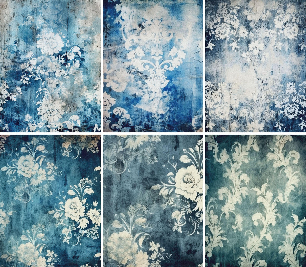 Vintage Grunge Rice Paper – for Decoupage Scrapbooking Cards Crafts
