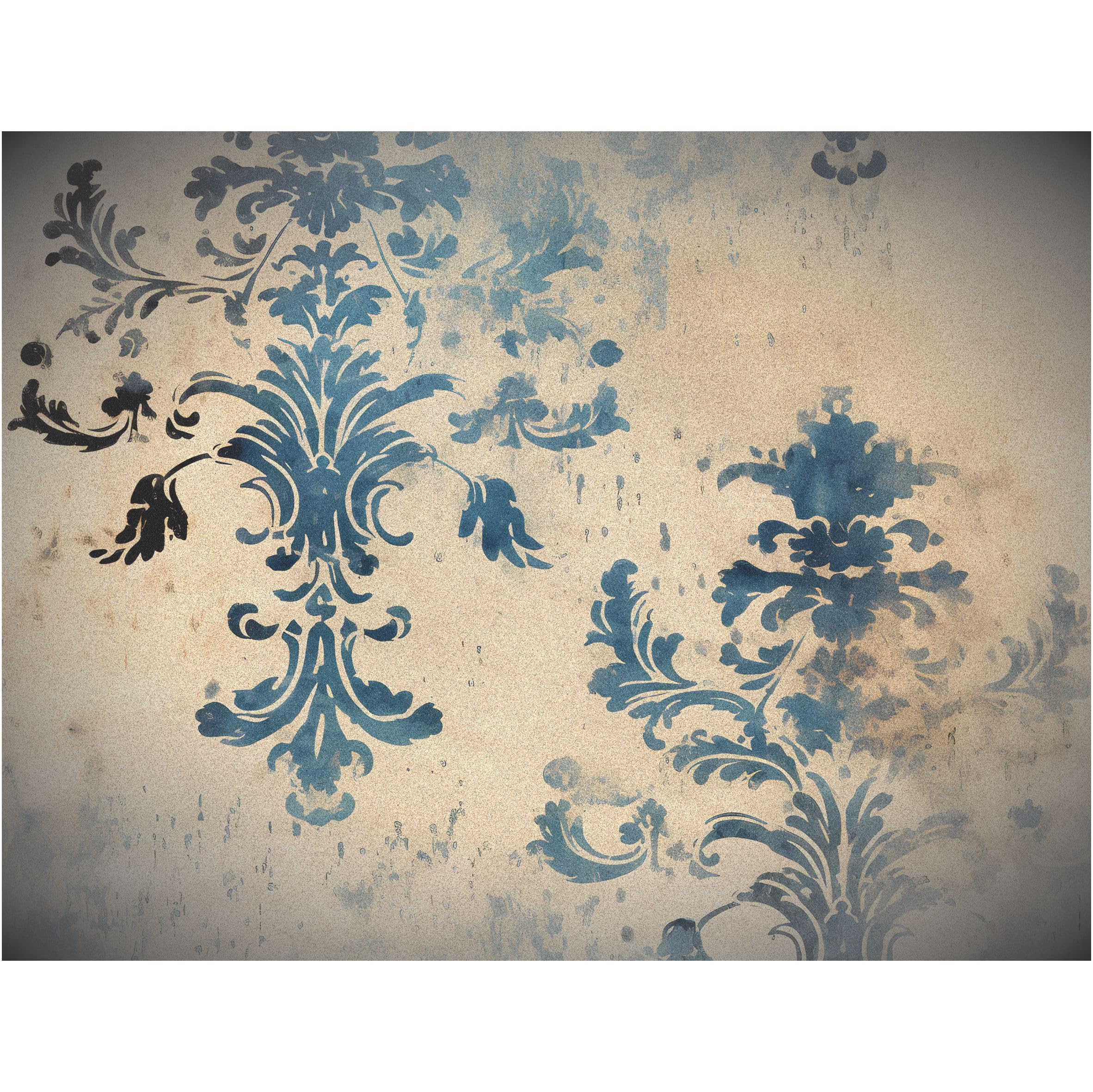 Faded Damask Rice Paper, 20 x 26,6cm (6pc) - 6 Designs for Scrapbooking Cards Crafts, Decoupage by CRAFT KREATIVELY