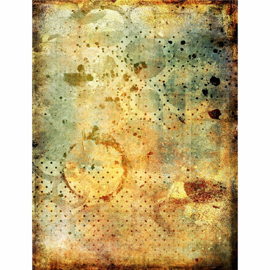 Distressed Background Rice Paper, 20.32 x 26.67 cm - 6 x Different Printed Mulberry Paper Images 30gsm Visible Fibres for Decoupage Crafts Mixed Media Collage Art