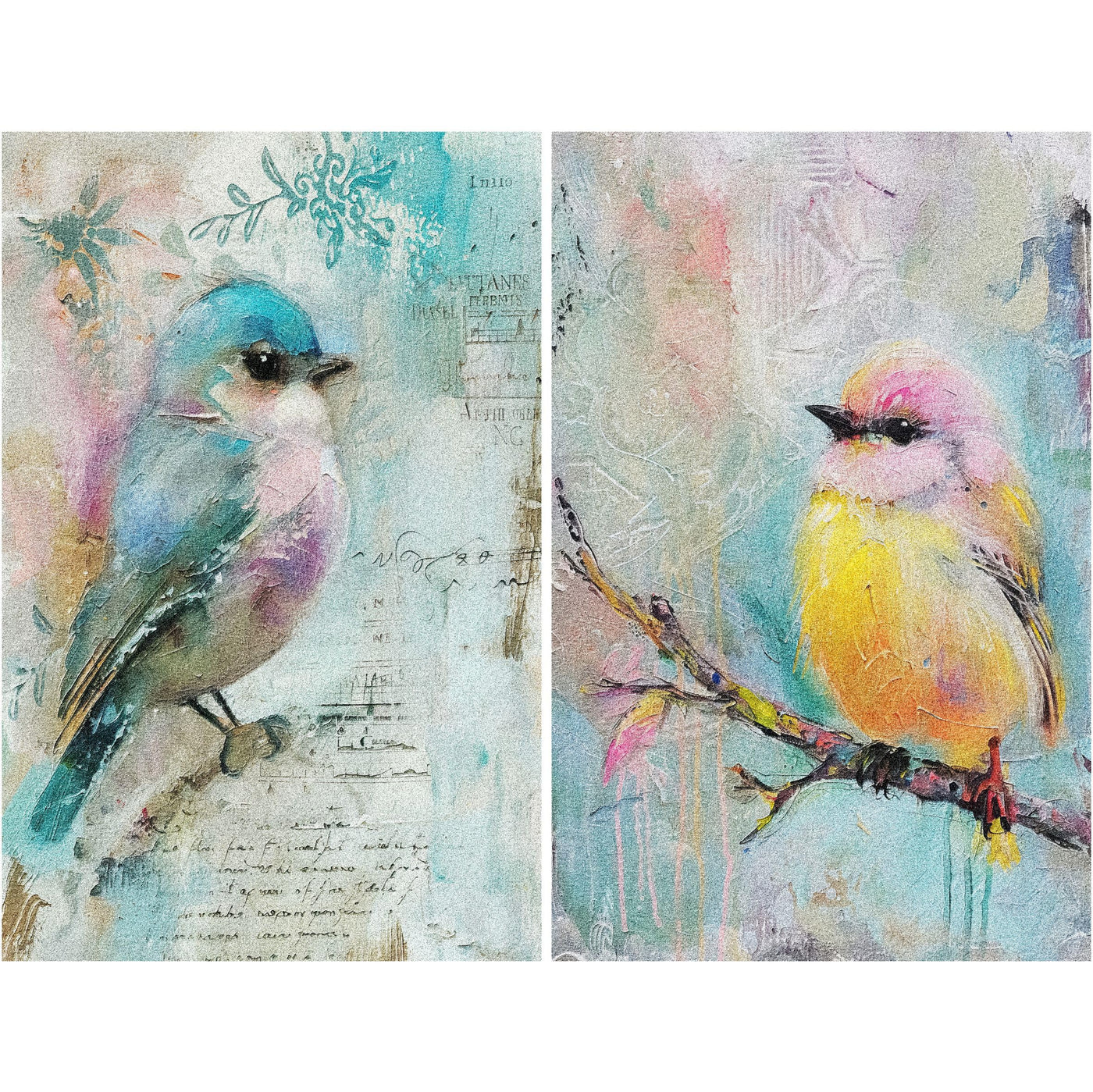 Post Card Rice Paper – for Decoupage Scrapbooking Crafts