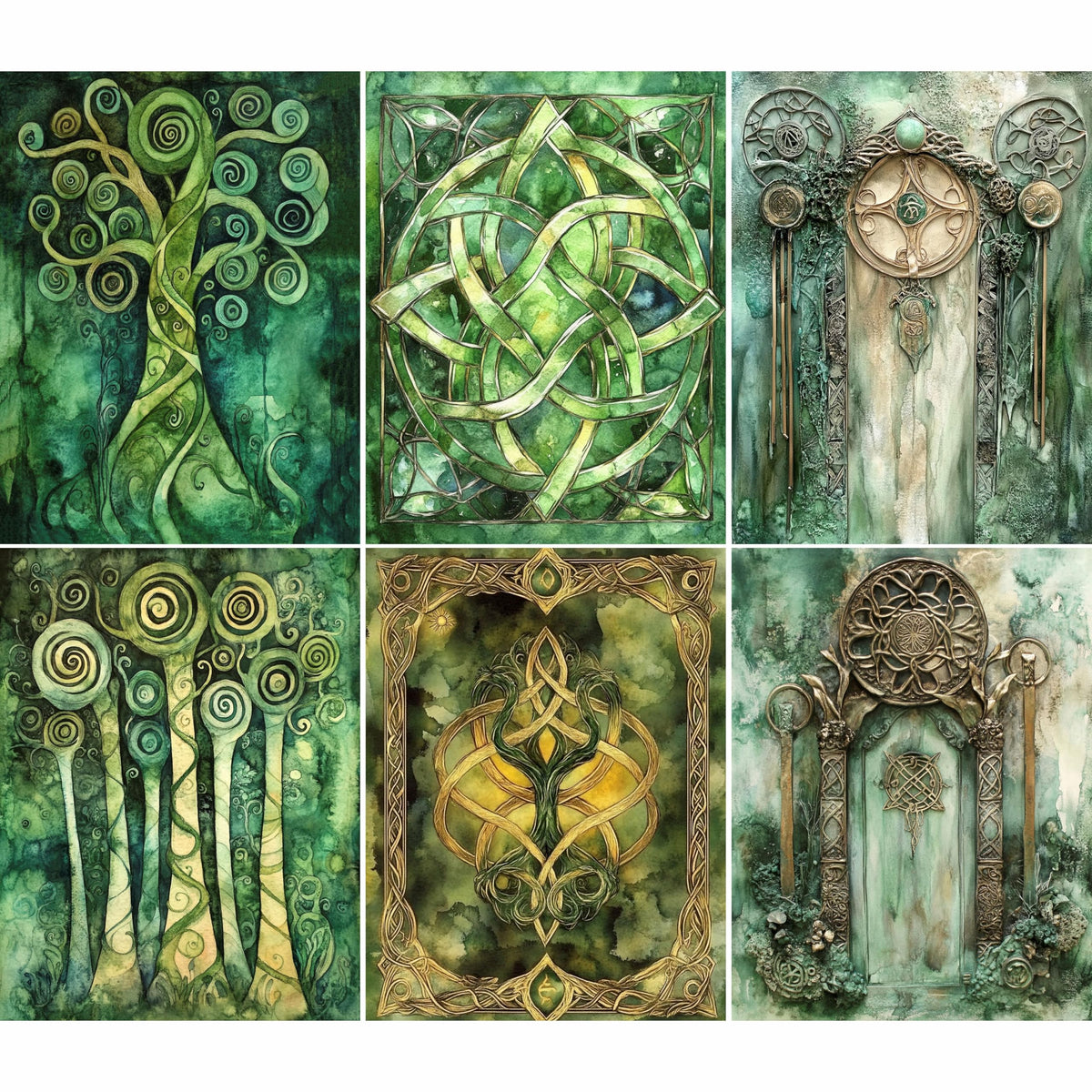 Mixed Media Rice Papers – Decoupage Paper 6x Designs for Collage, Mixed Media, Card Making & Crafts, Decoupage by CRAFT KREATIVELY
