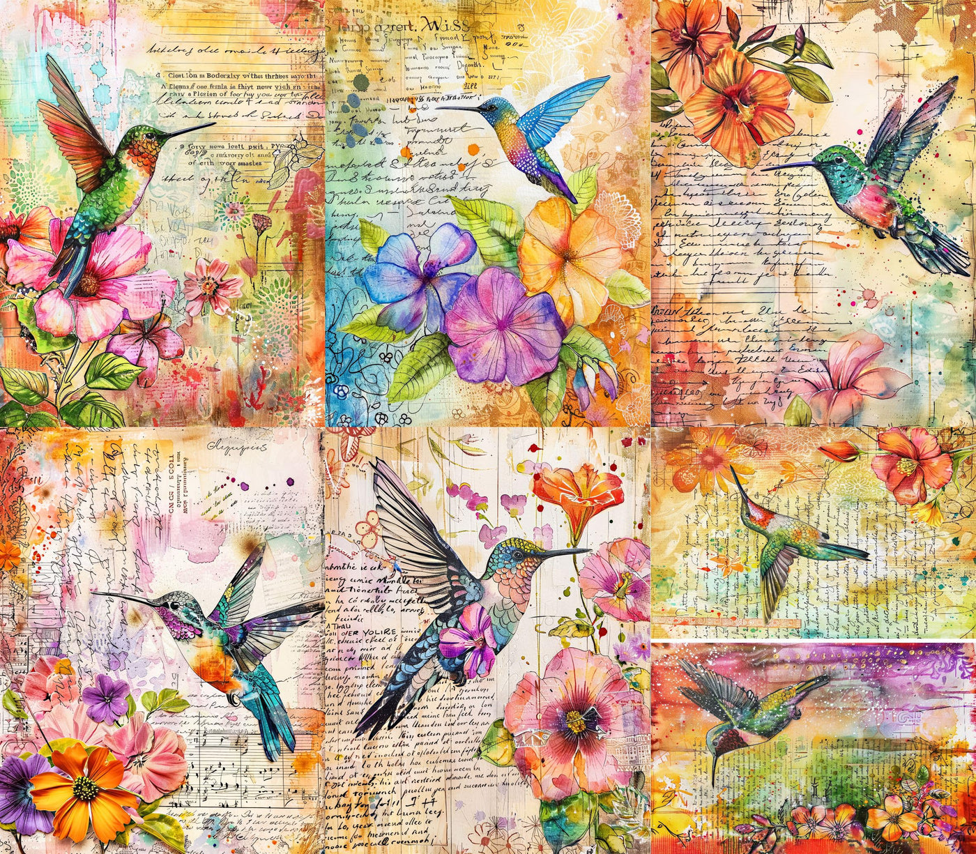 Animal Rice Papers – Decoupage Paper 6x Designs for Collage, Mixed Media, Card Making & Crafts, Decoupage by CRAFT KREATIVELY