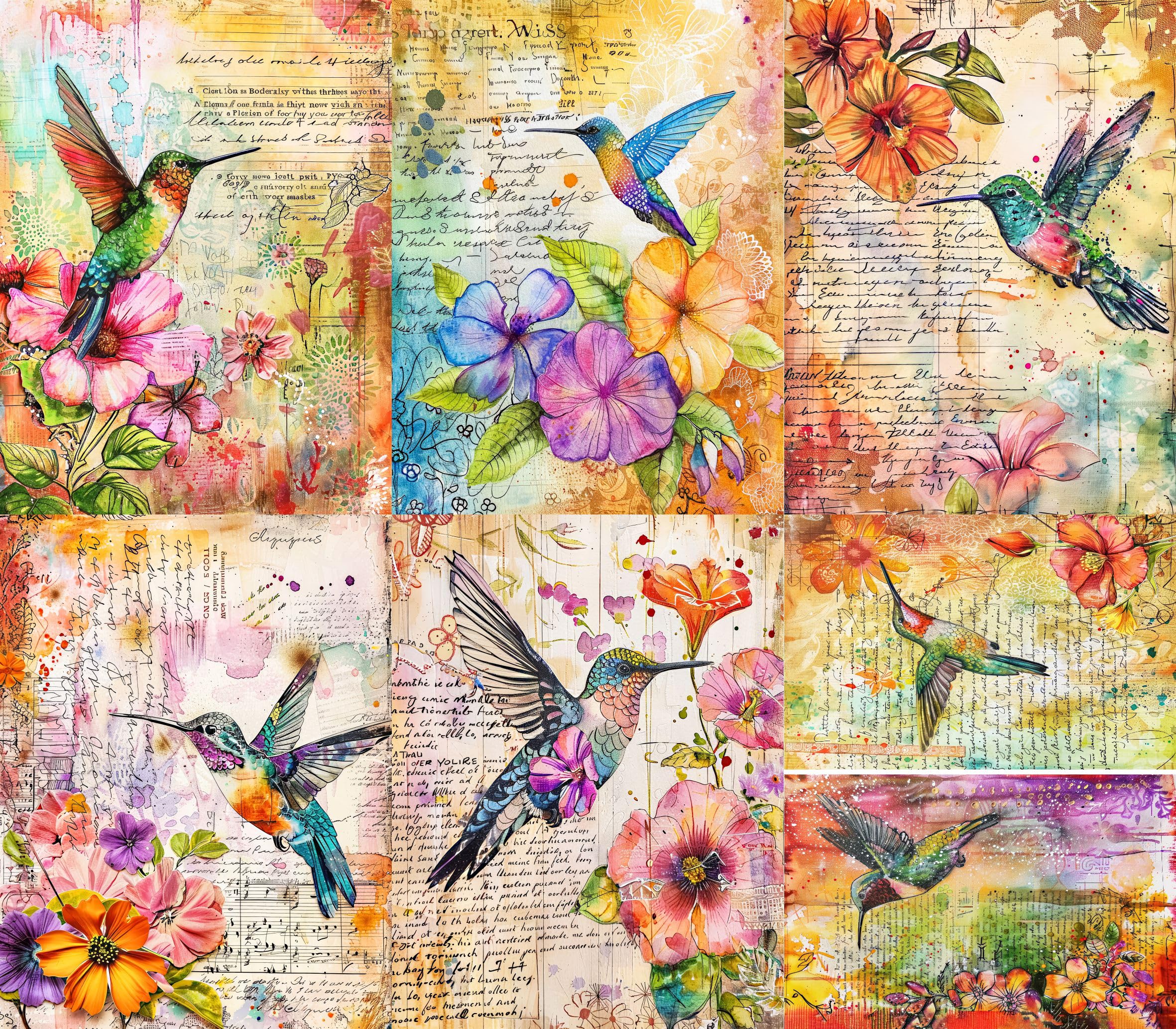 Animal Rice Papers – Decoupage Paper 6x Designs for Collage, Mixed Media, Card Making & Crafts, Decoupage by CRAFT KREATIVELY